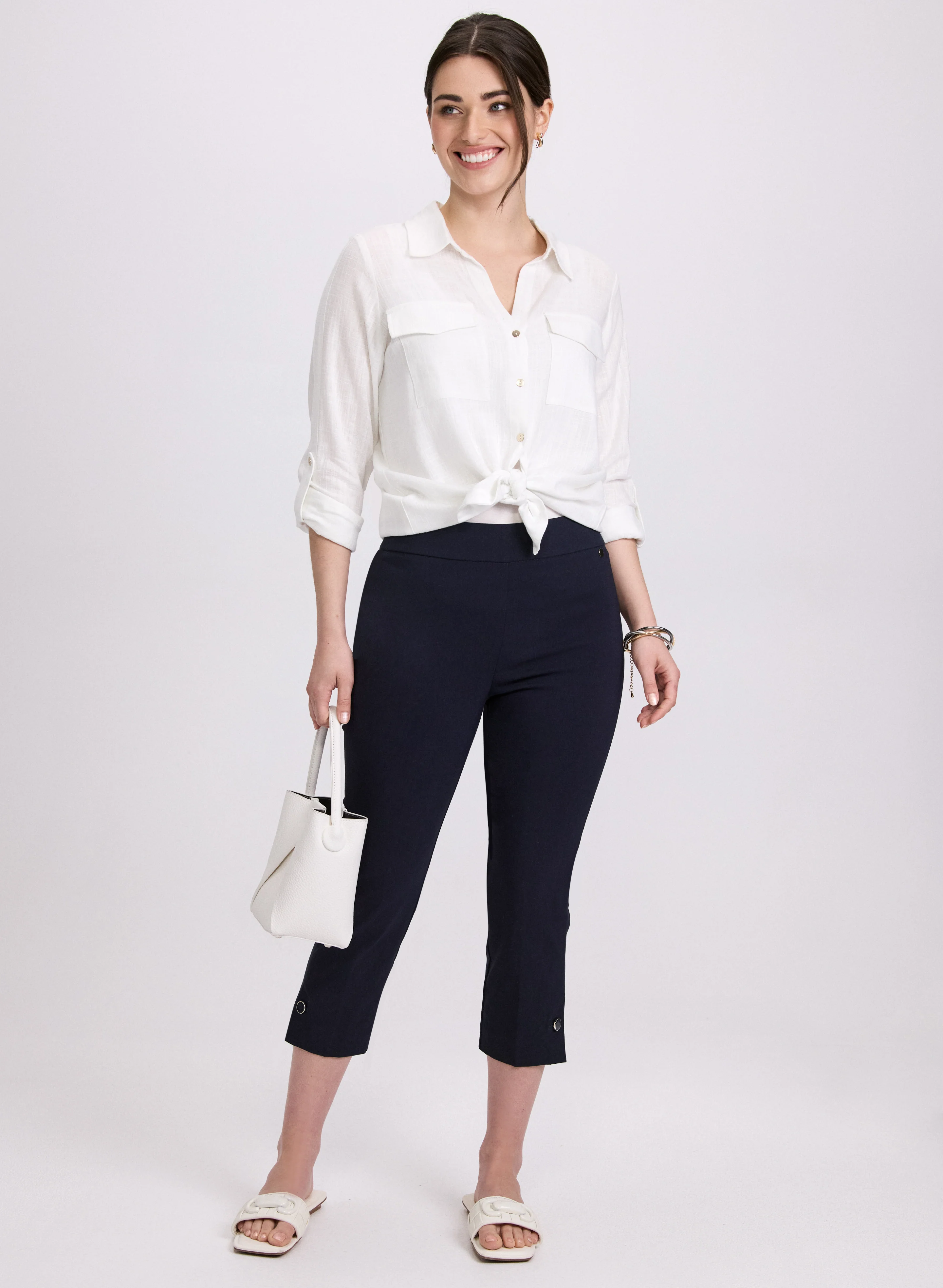 Pull-On Bengaline Capris - Image 3