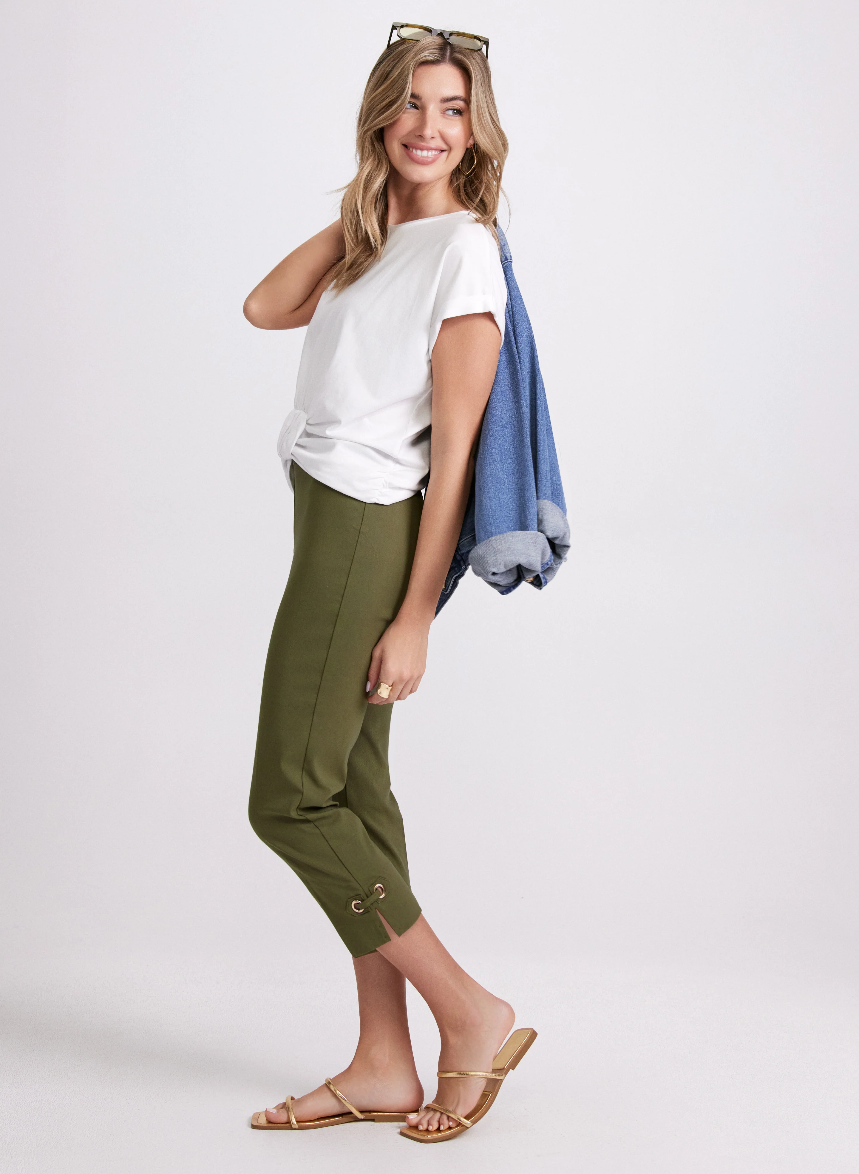 Pull-On Bengaline Capris - Image 3