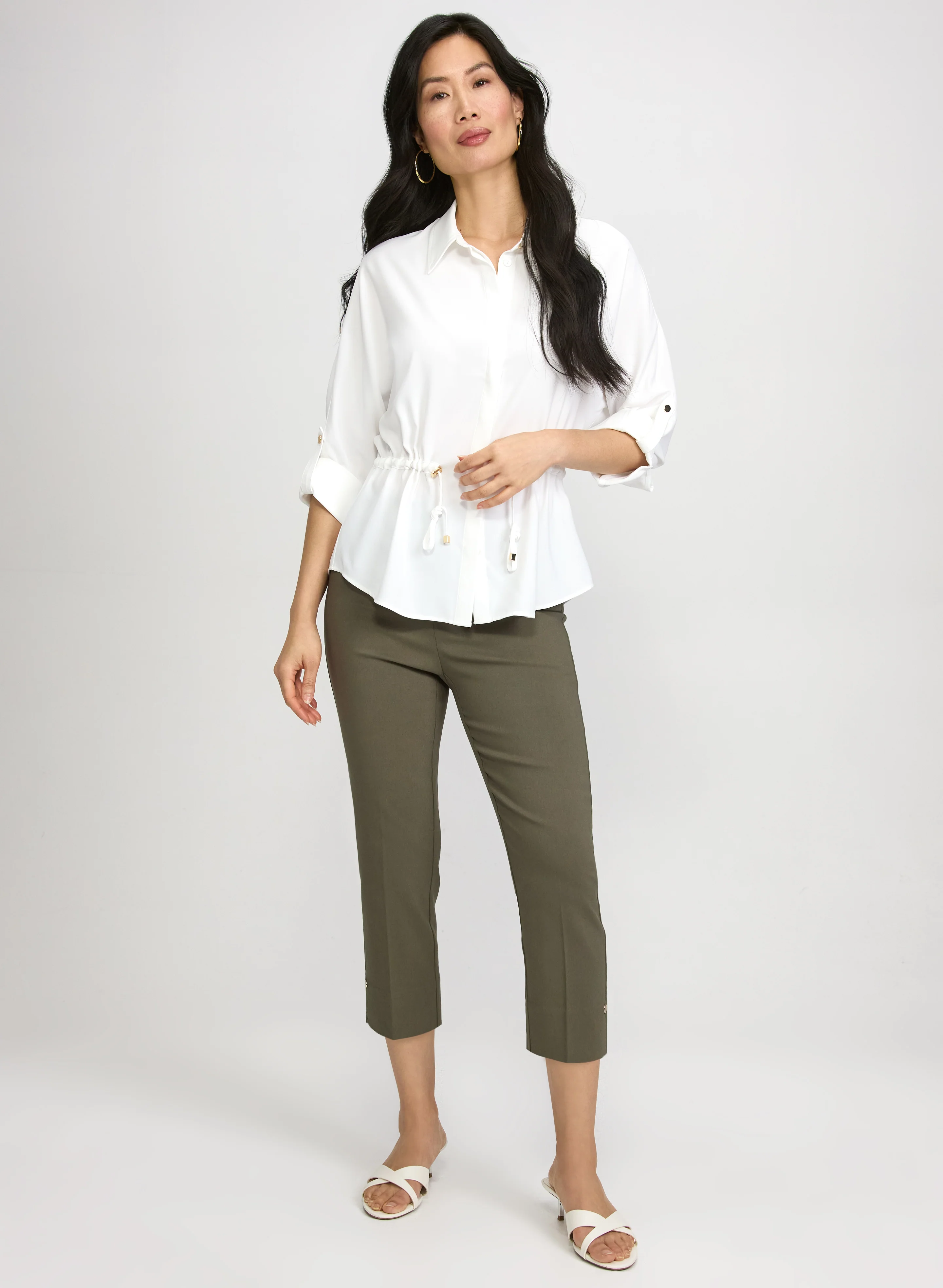 Pull-On Bengaline Capris - Image 3