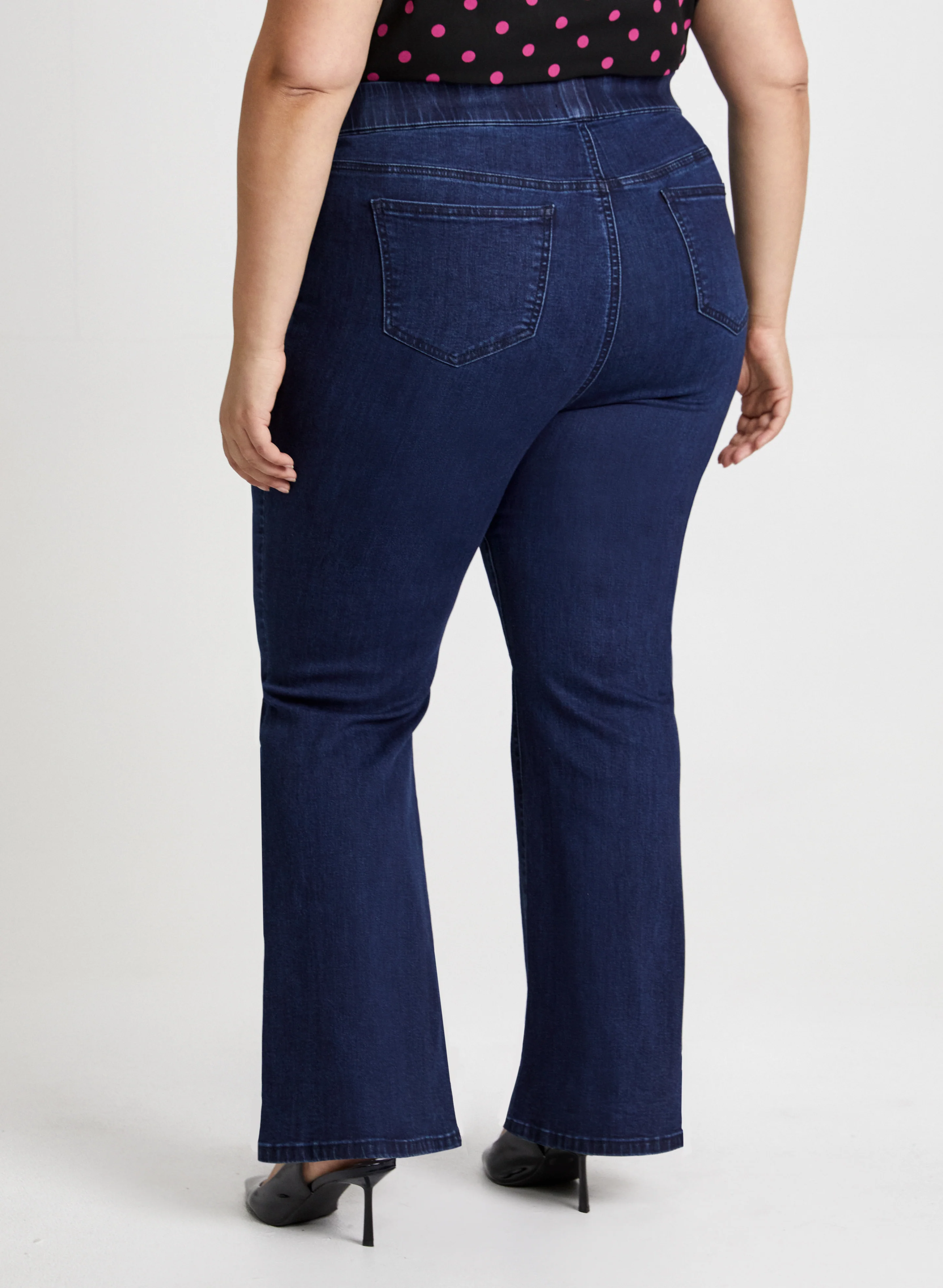 Pull-On Bootcut Jeans - Image 2