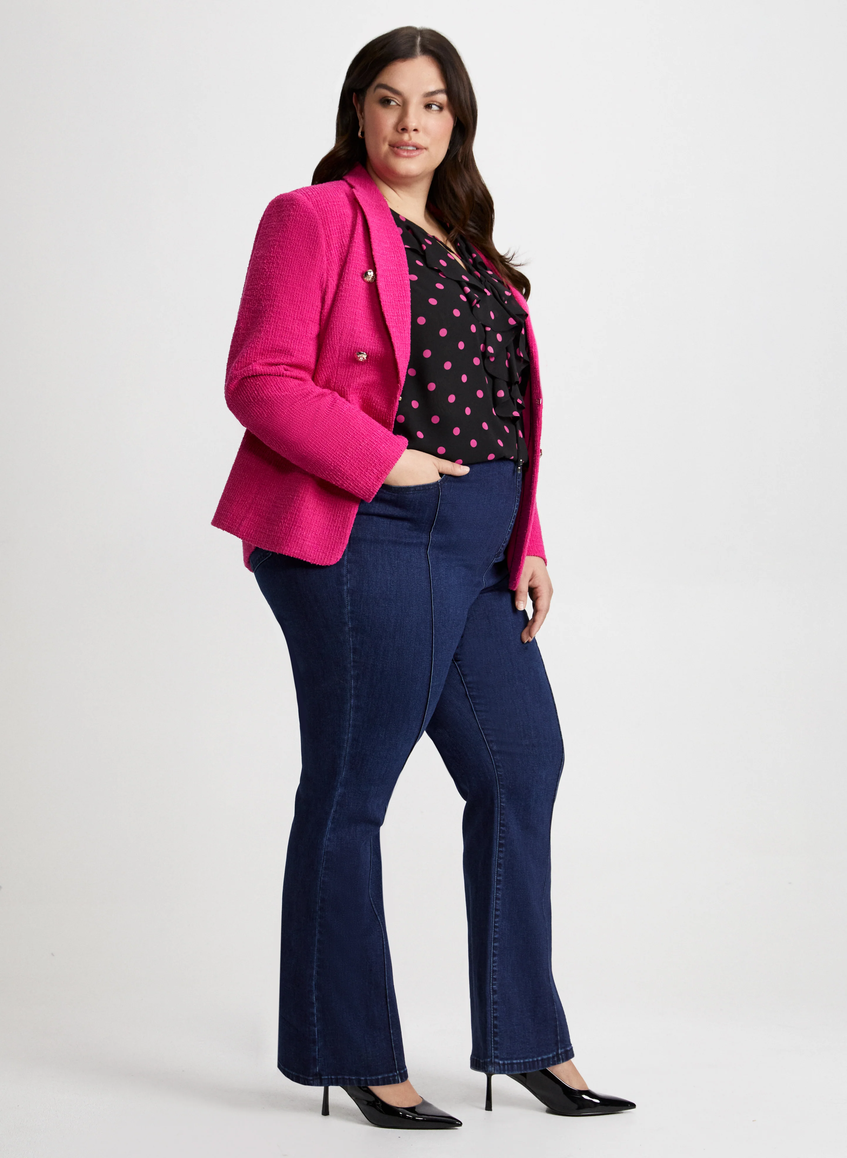 Pull-On Bootcut Jeans - Image 4
