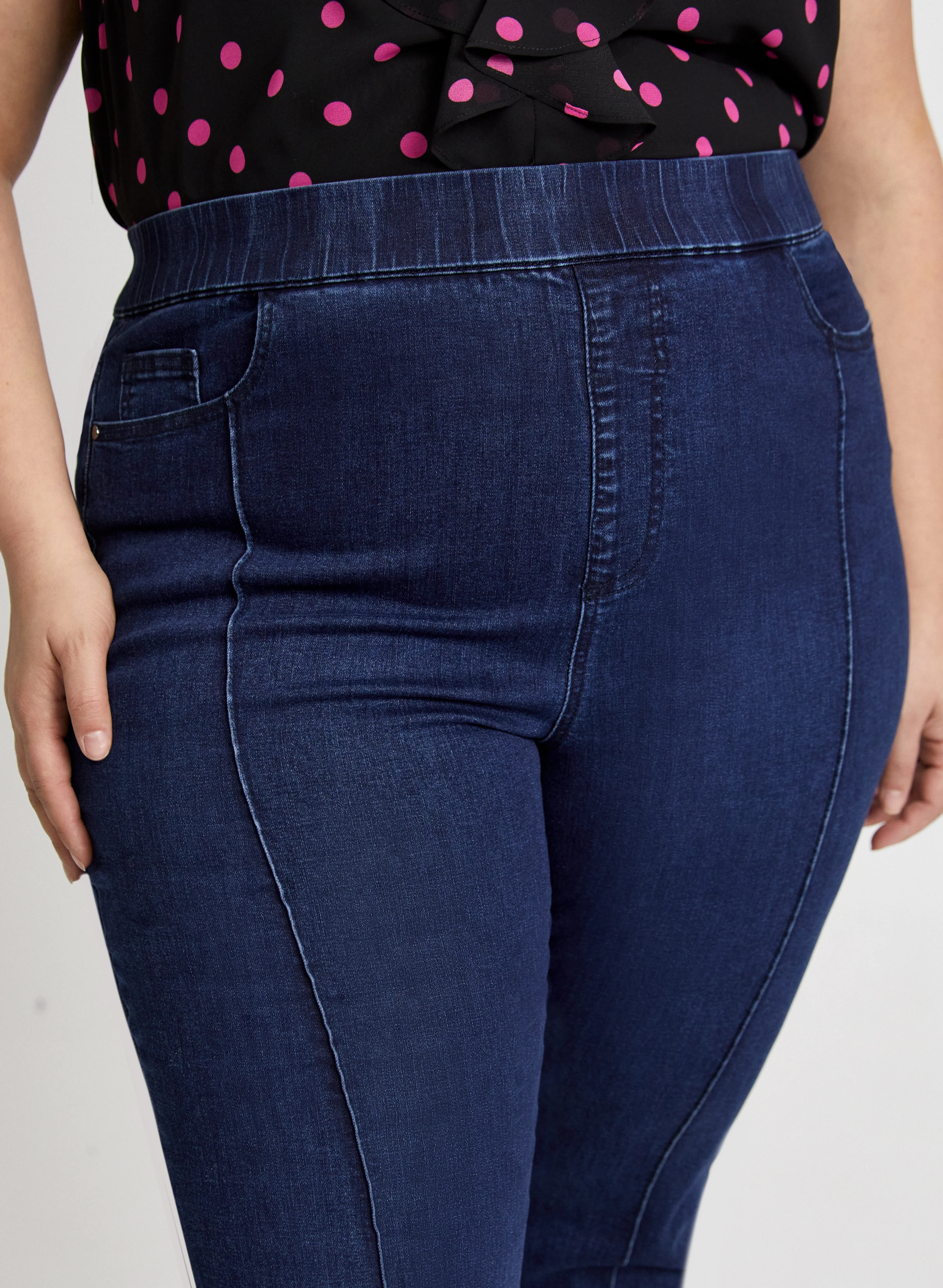 Pull-On Bootcut Jeans - Image 7