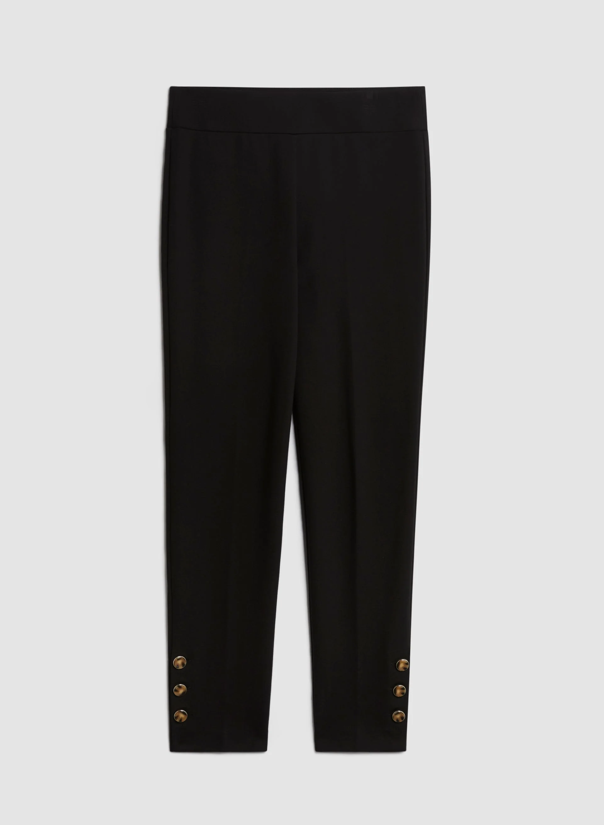 Pull-On Button Detail Pants - Image 6