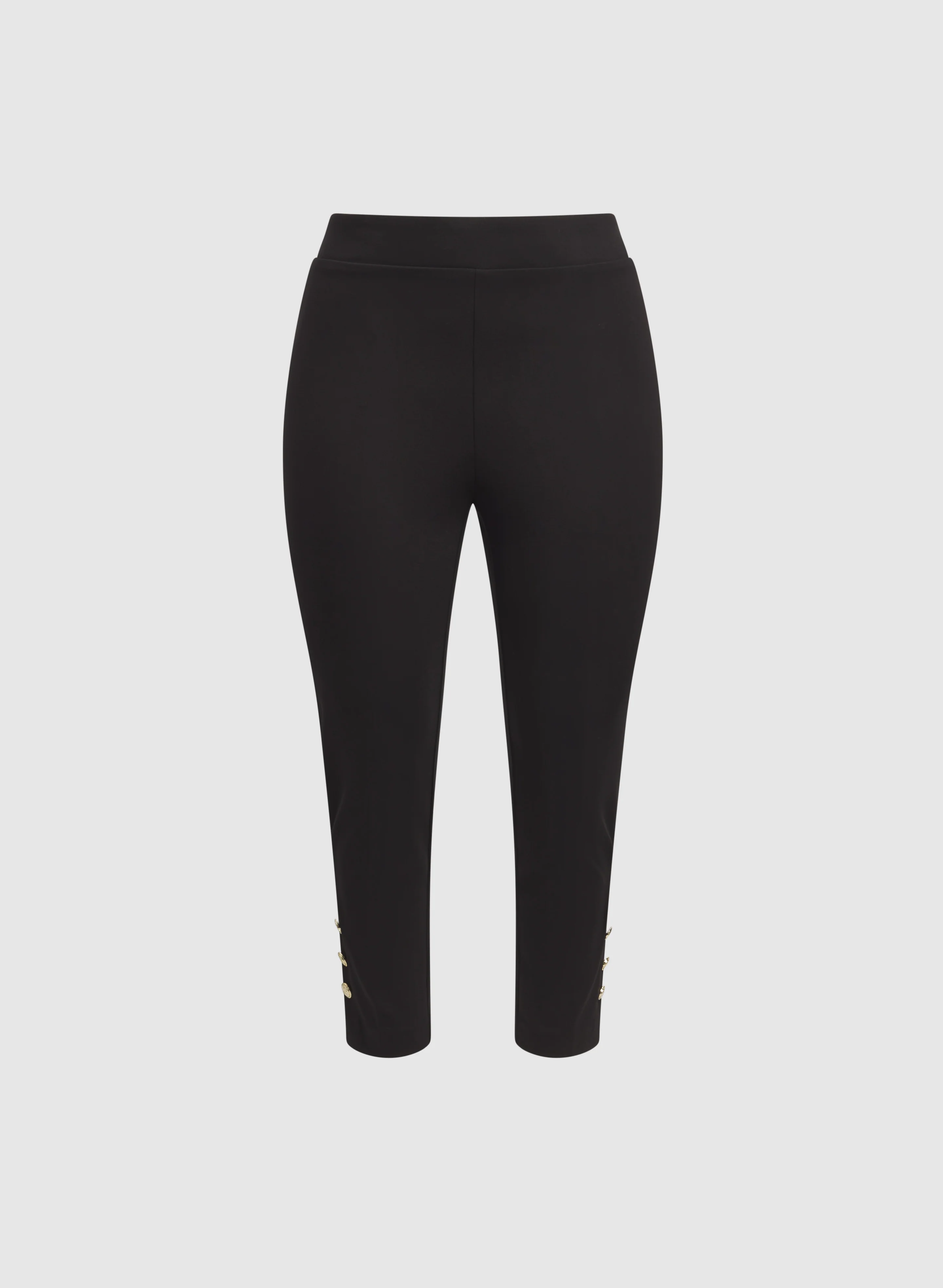 Sofia Button Detail Slim-Leg Pants - Regular - Image 7