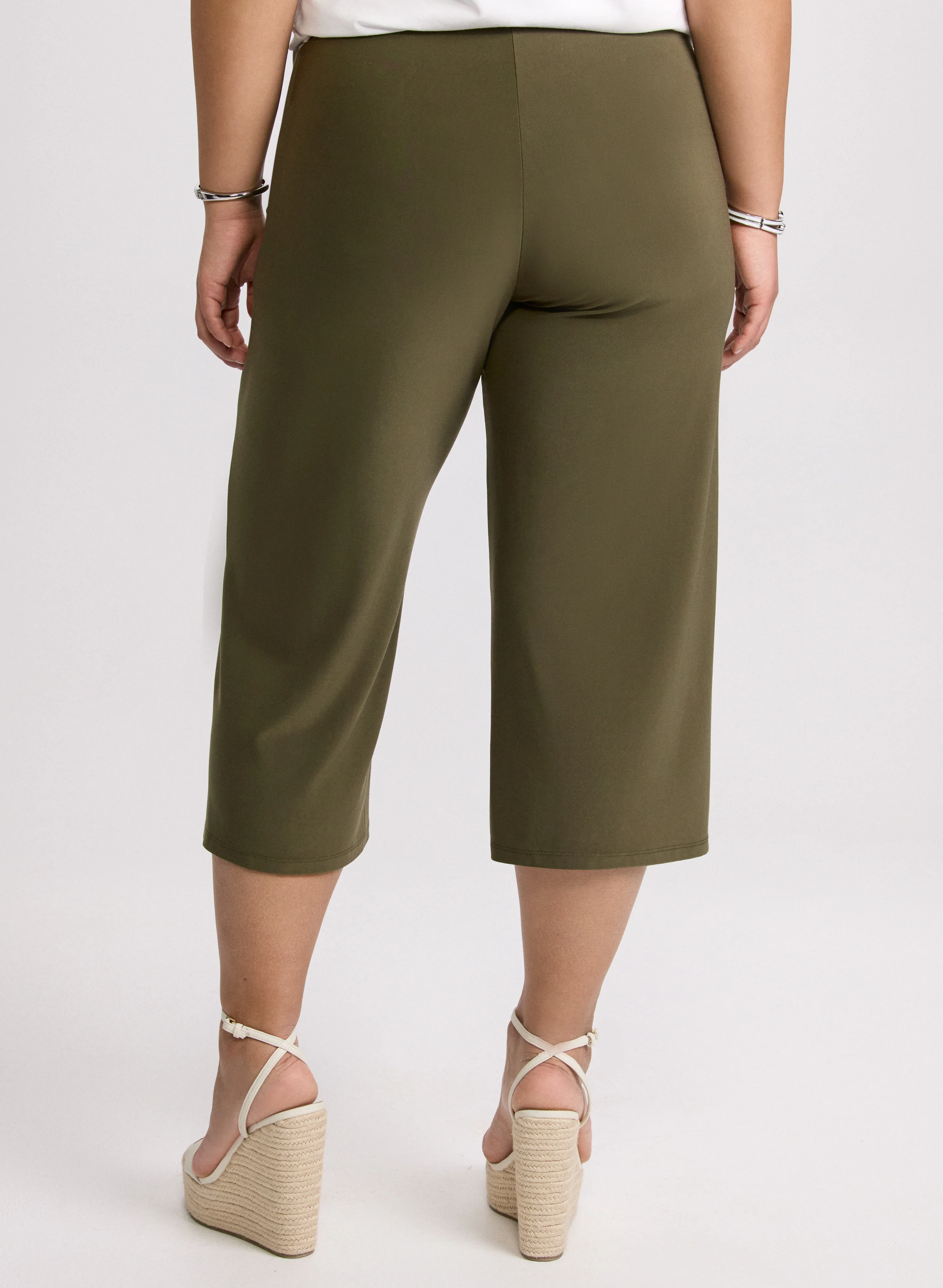 Side Slit Pull-On Capris - Image 4