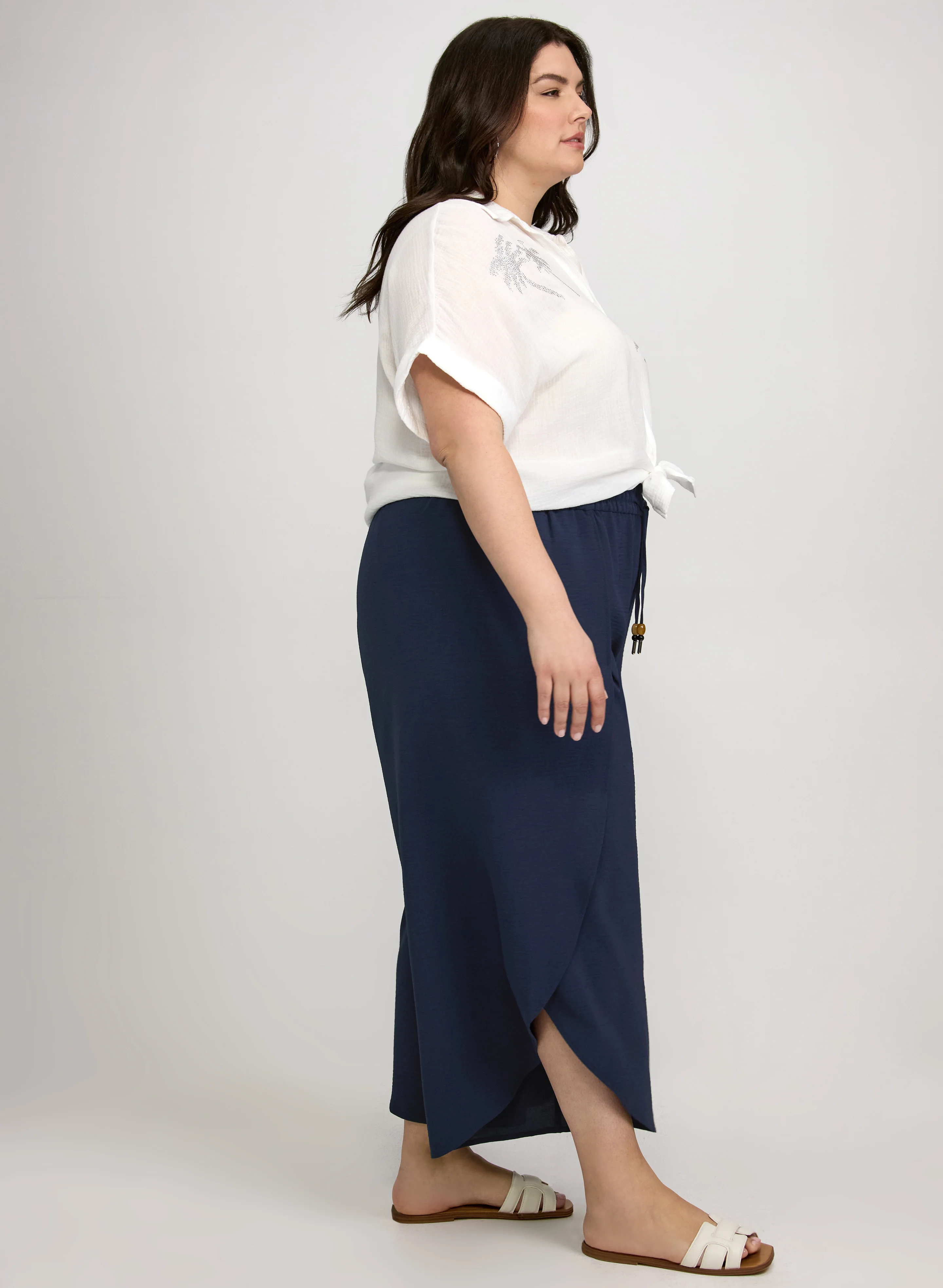 Wide-Leg Pull-On Capris - Image 6