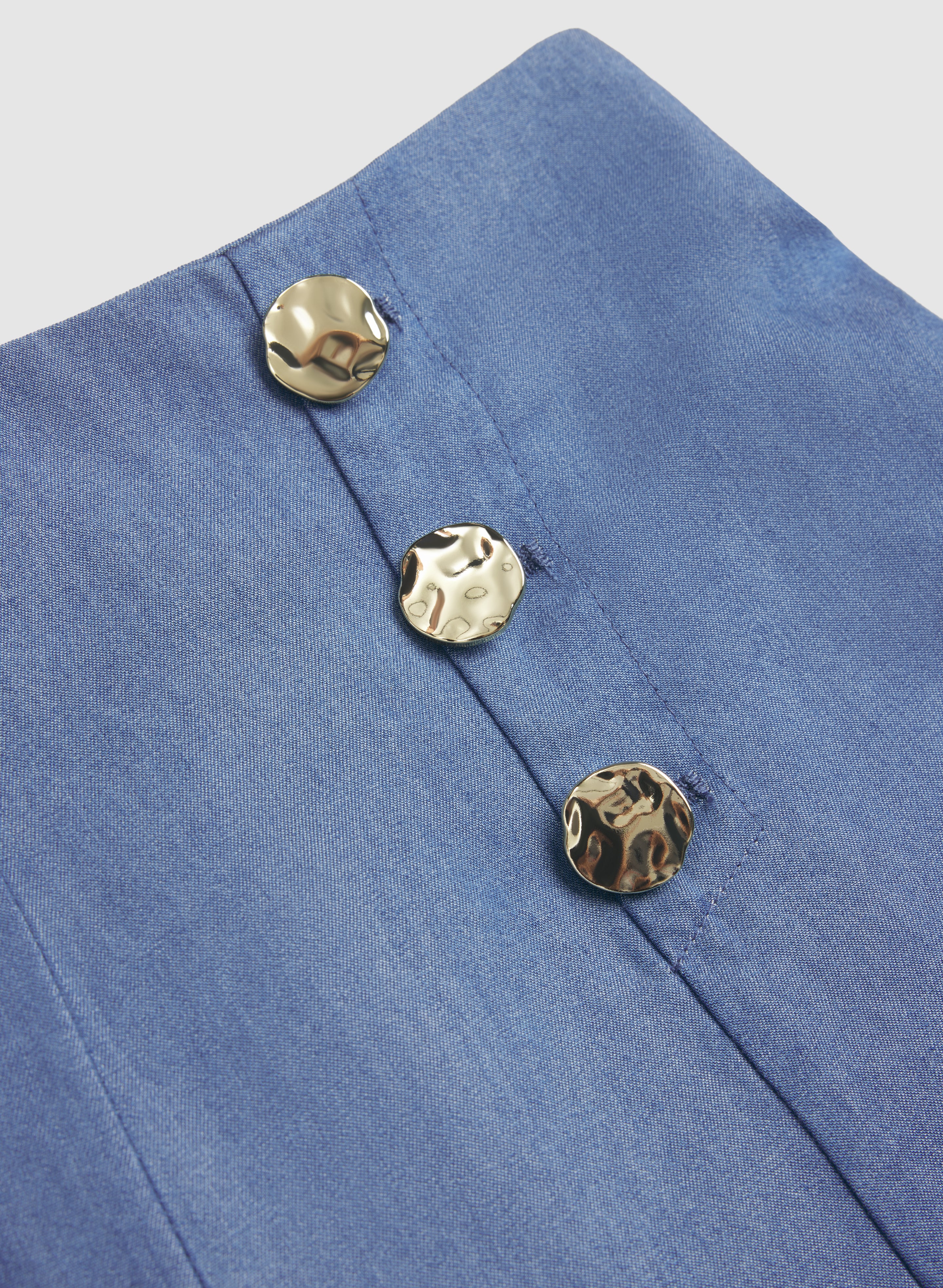 Pull-On Chambray Shorts - Image 7