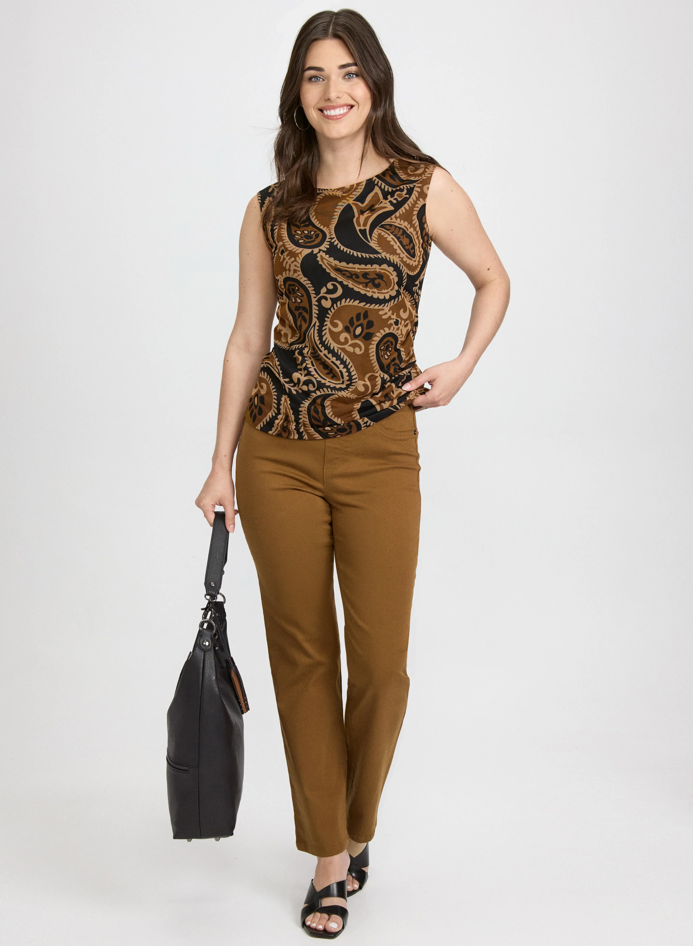 Pull-On Denim Pants - Image 3