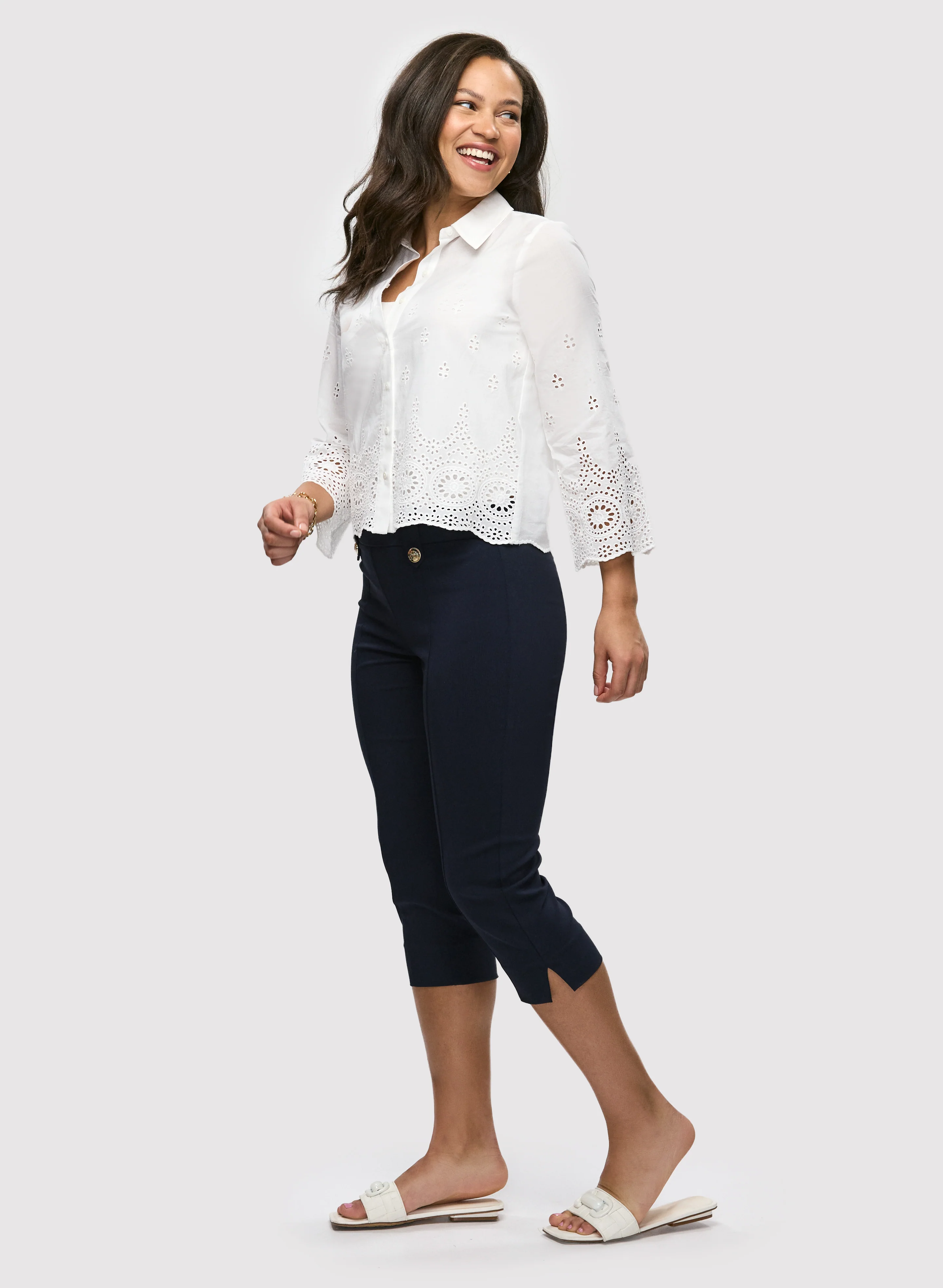 Straight Leg Pull-On Capris - Image 4