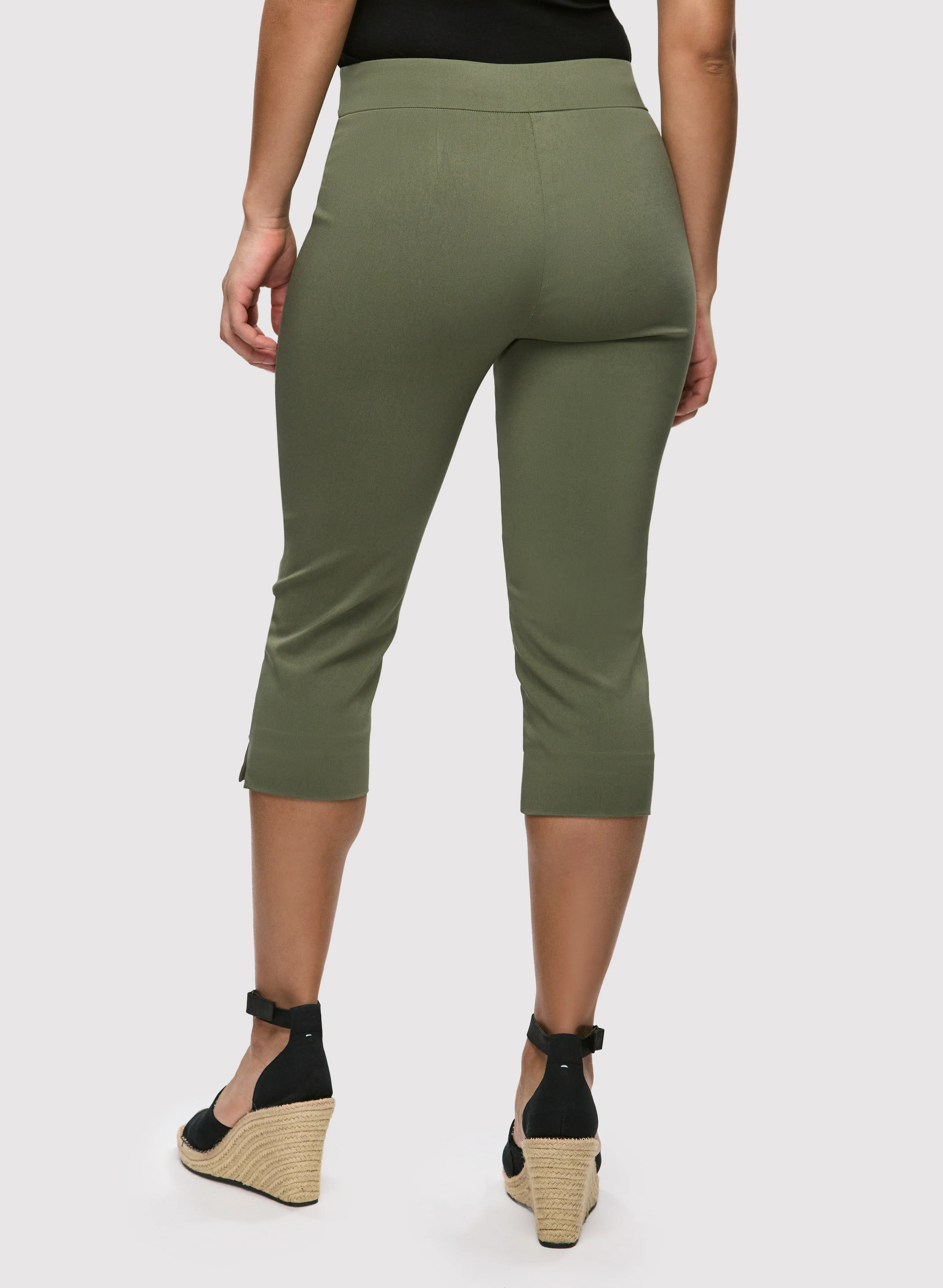 Straight Leg Pull-On Capris - Image 2