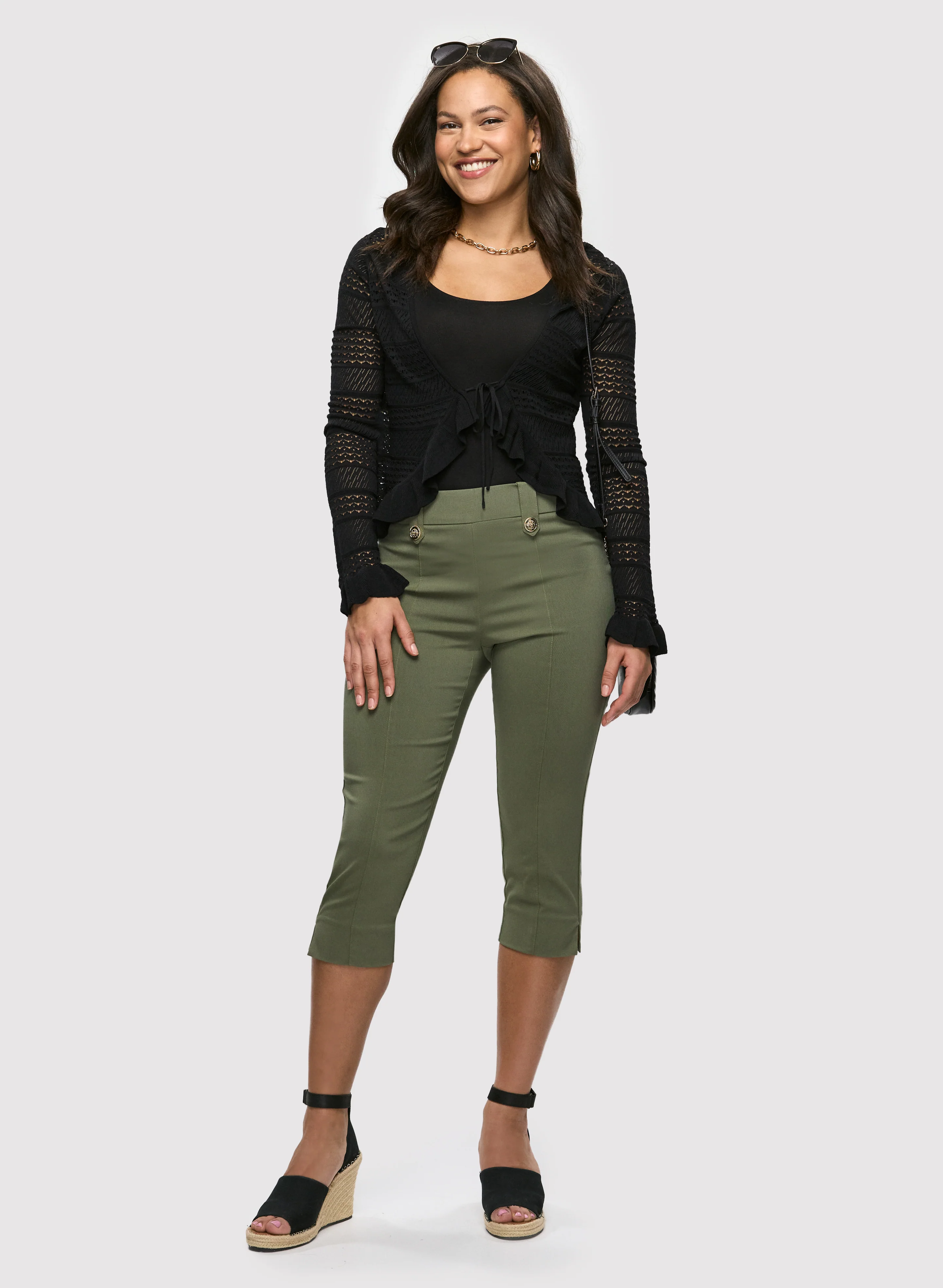 Straight Leg Pull-On Capris - Image 3