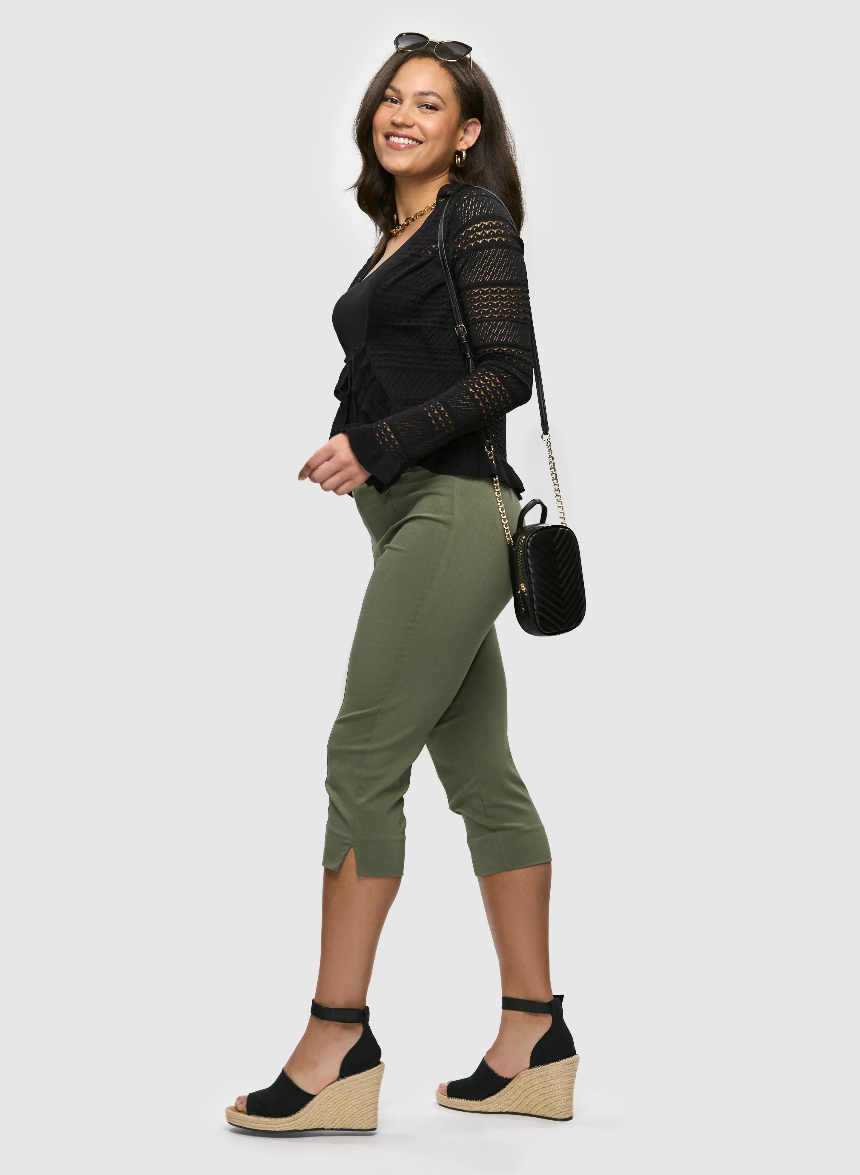 Straight Leg Pull-On Capris - Image 4