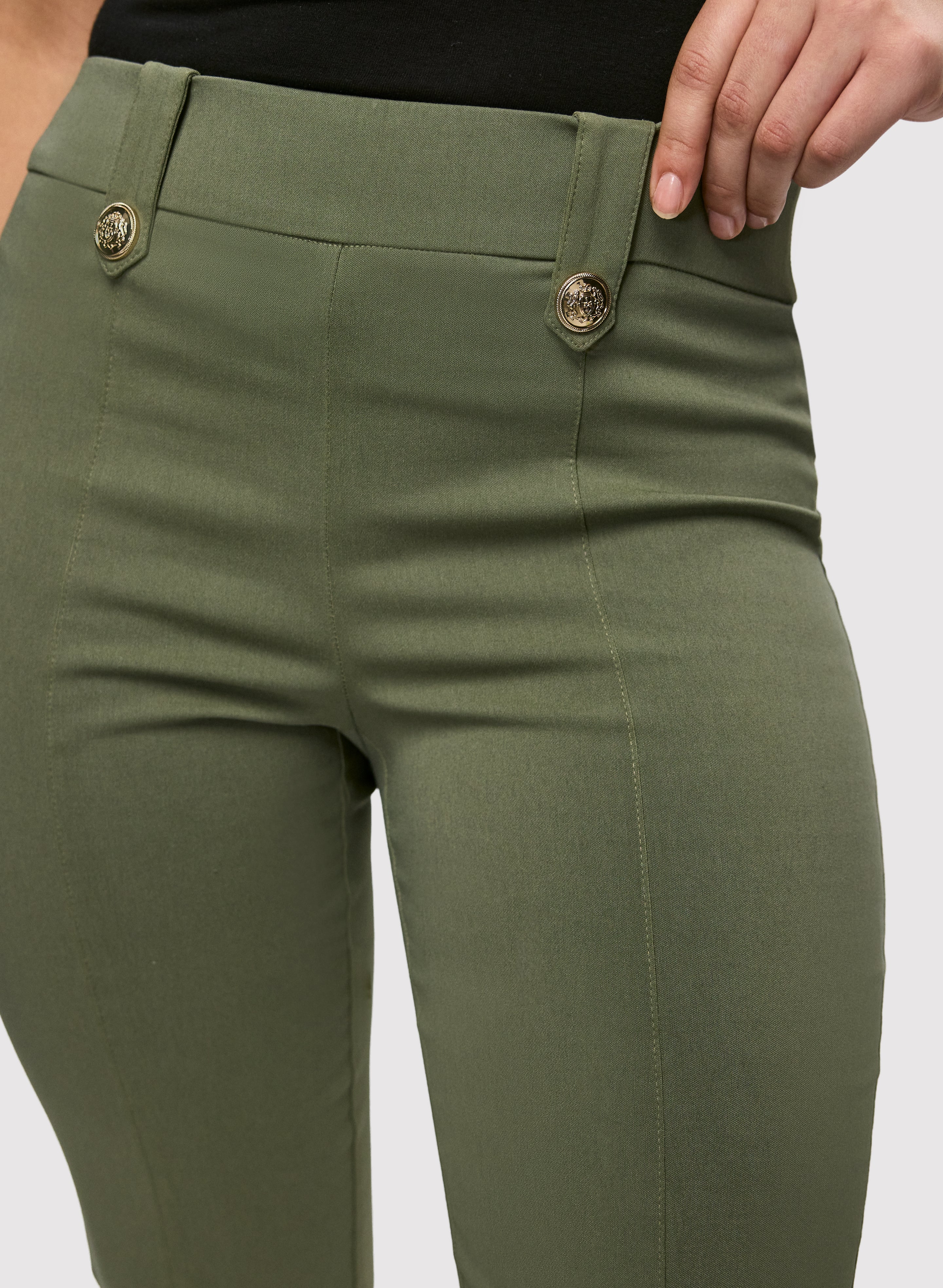 Straight Leg Pull-On Capris - Image 5