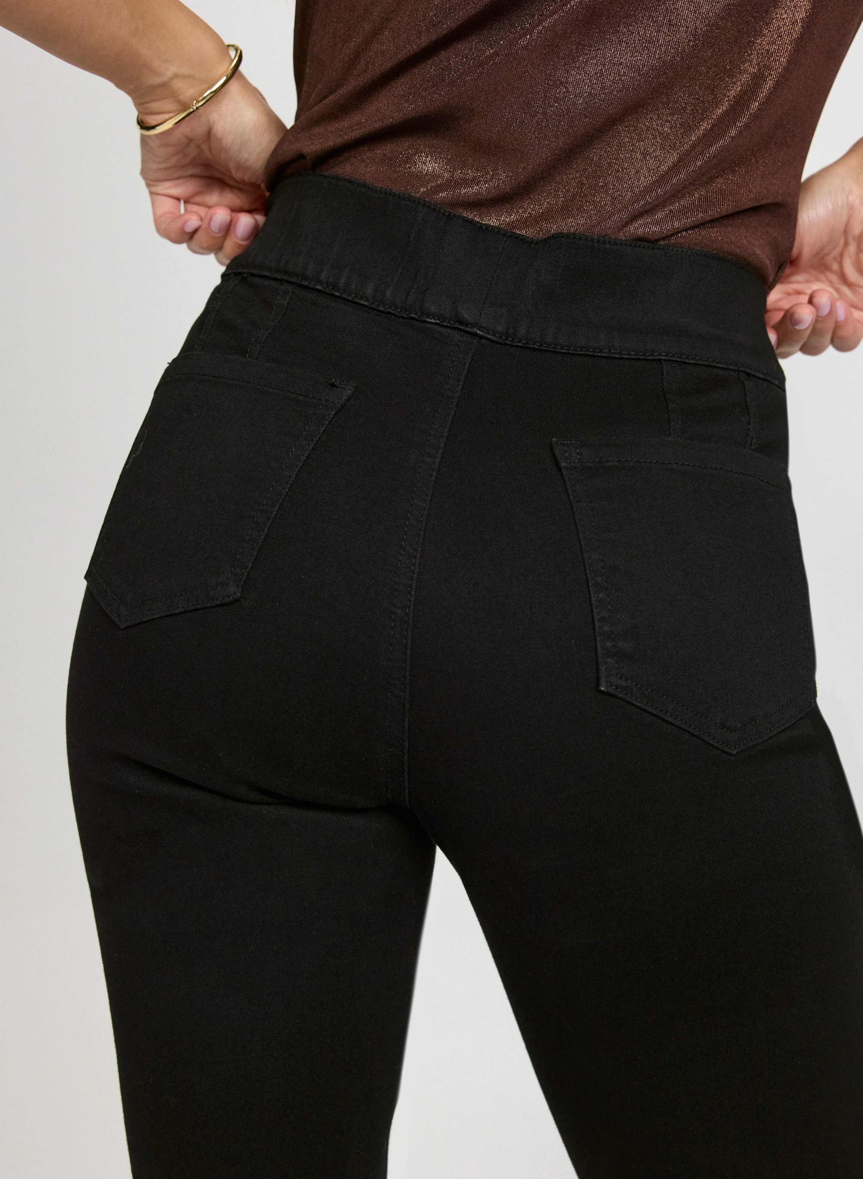 Pull-On Flare-Leg Jeans - Image 5
