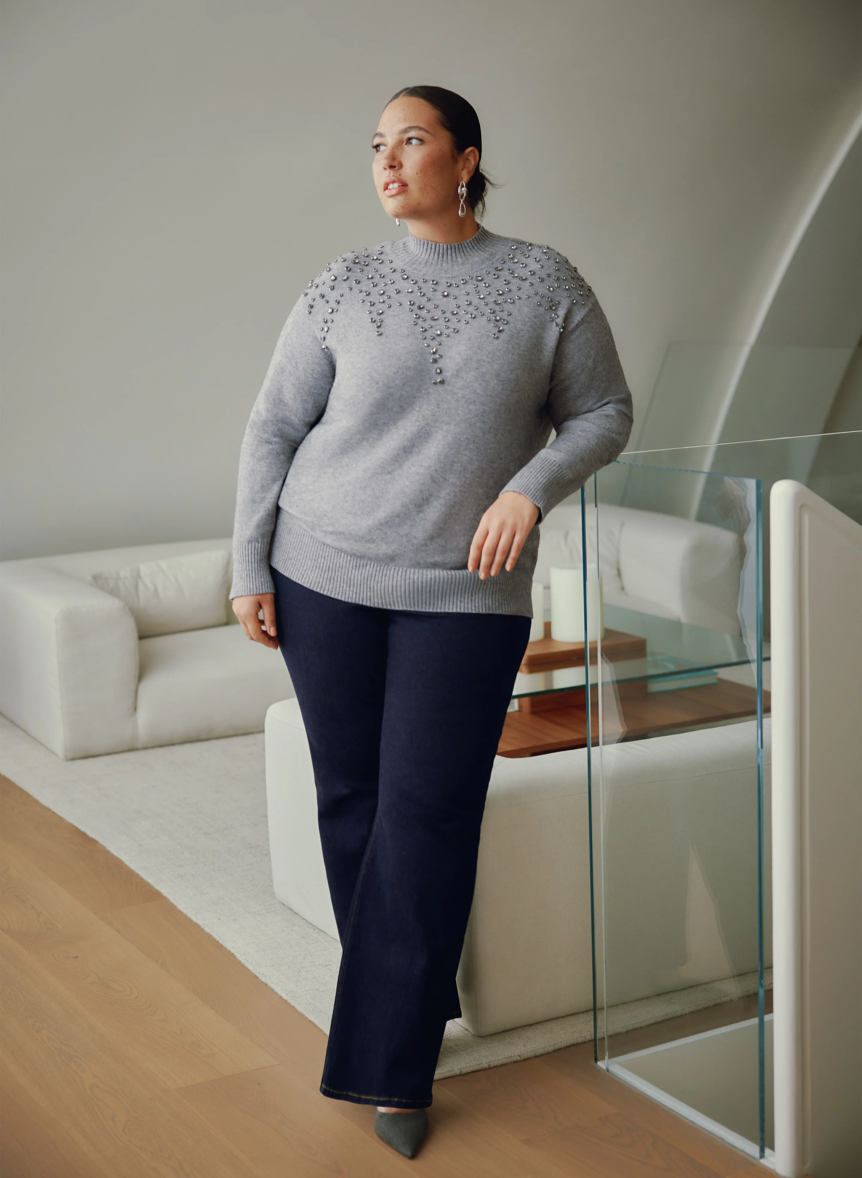 Pull-On Flare-Leg Jeans - Image 3