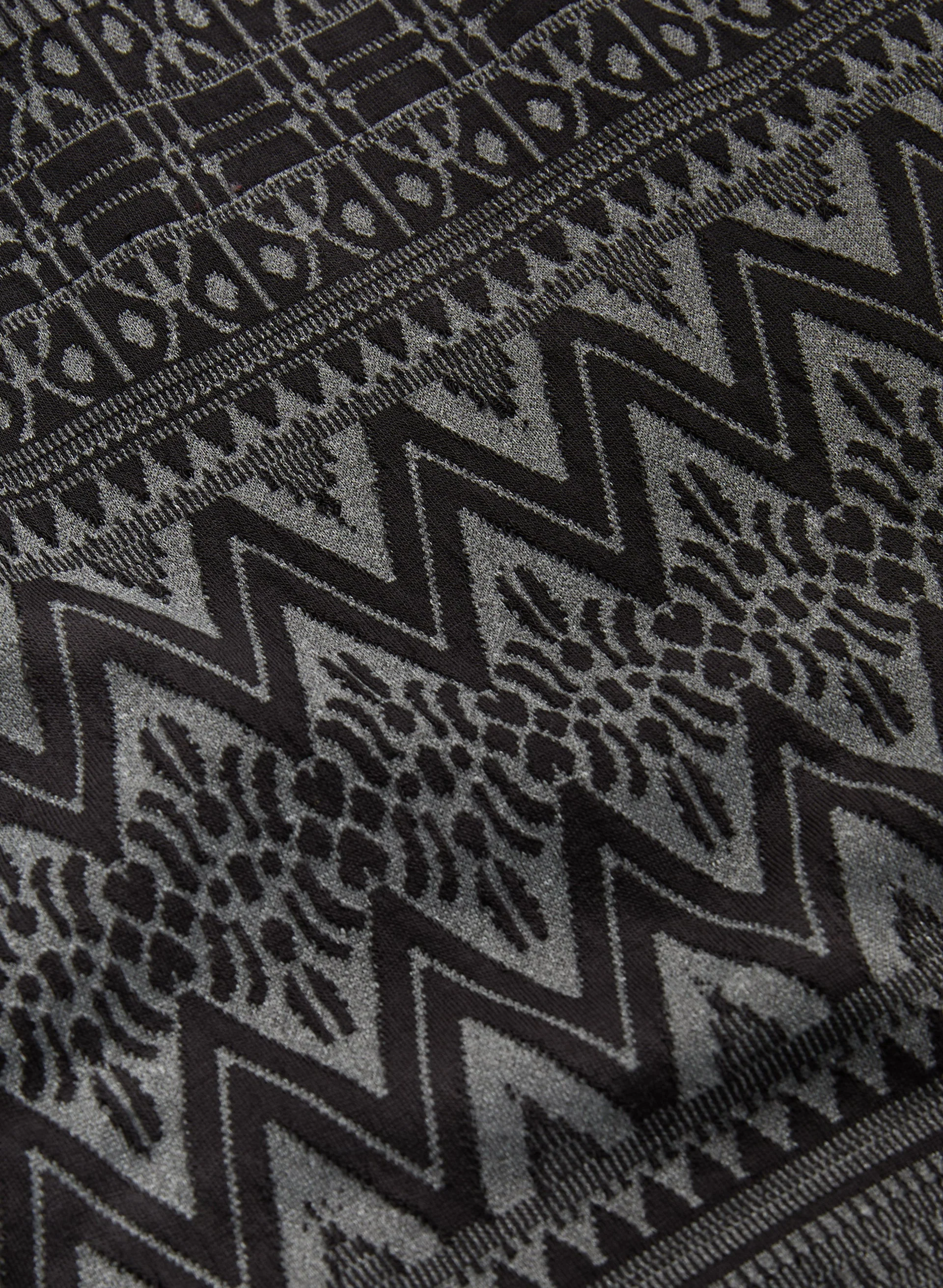 Pull-On Geometric Print Pencil Skirt - Image 6