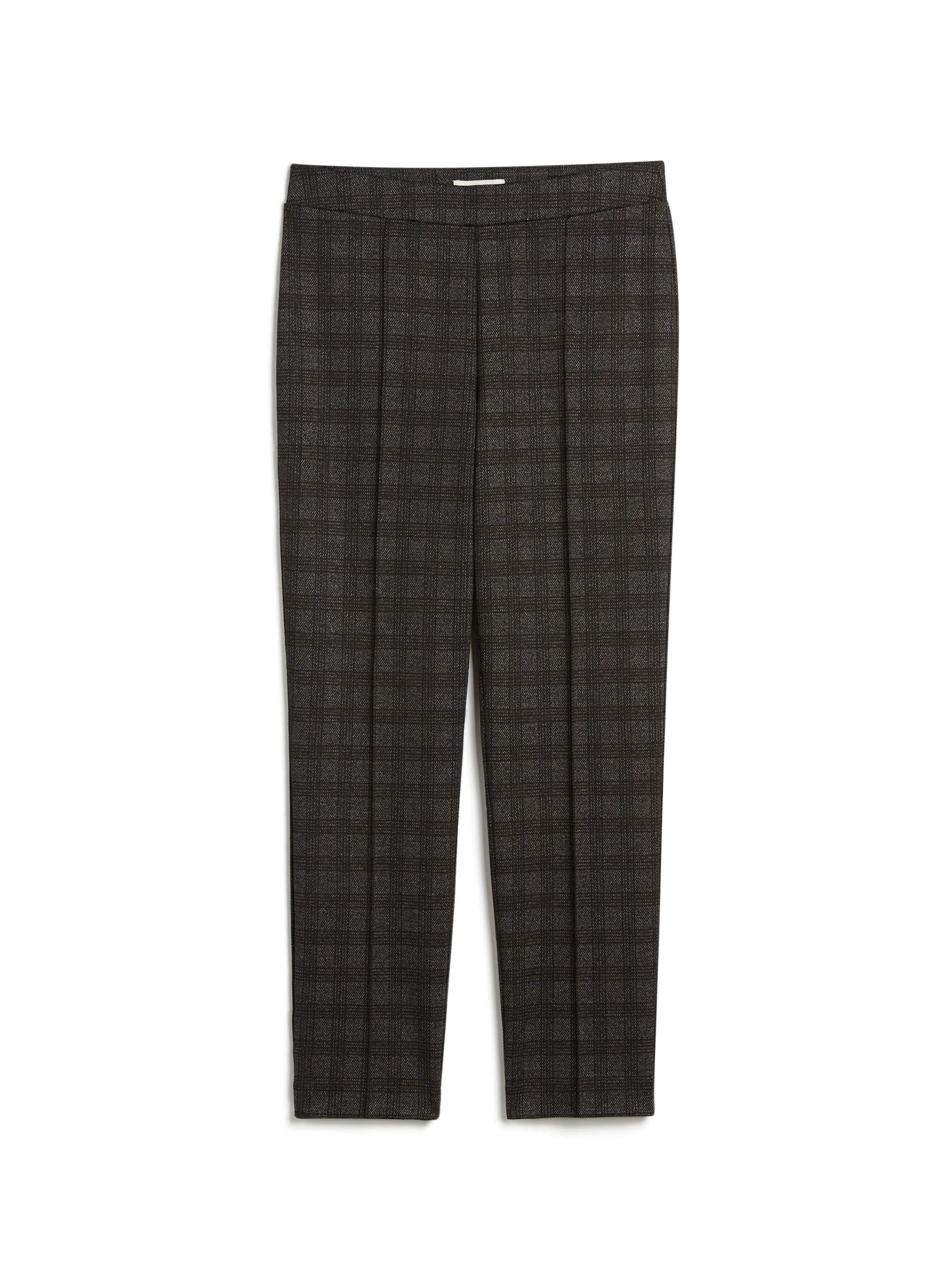 Pull-On Plaid Motif Pants - Image 5