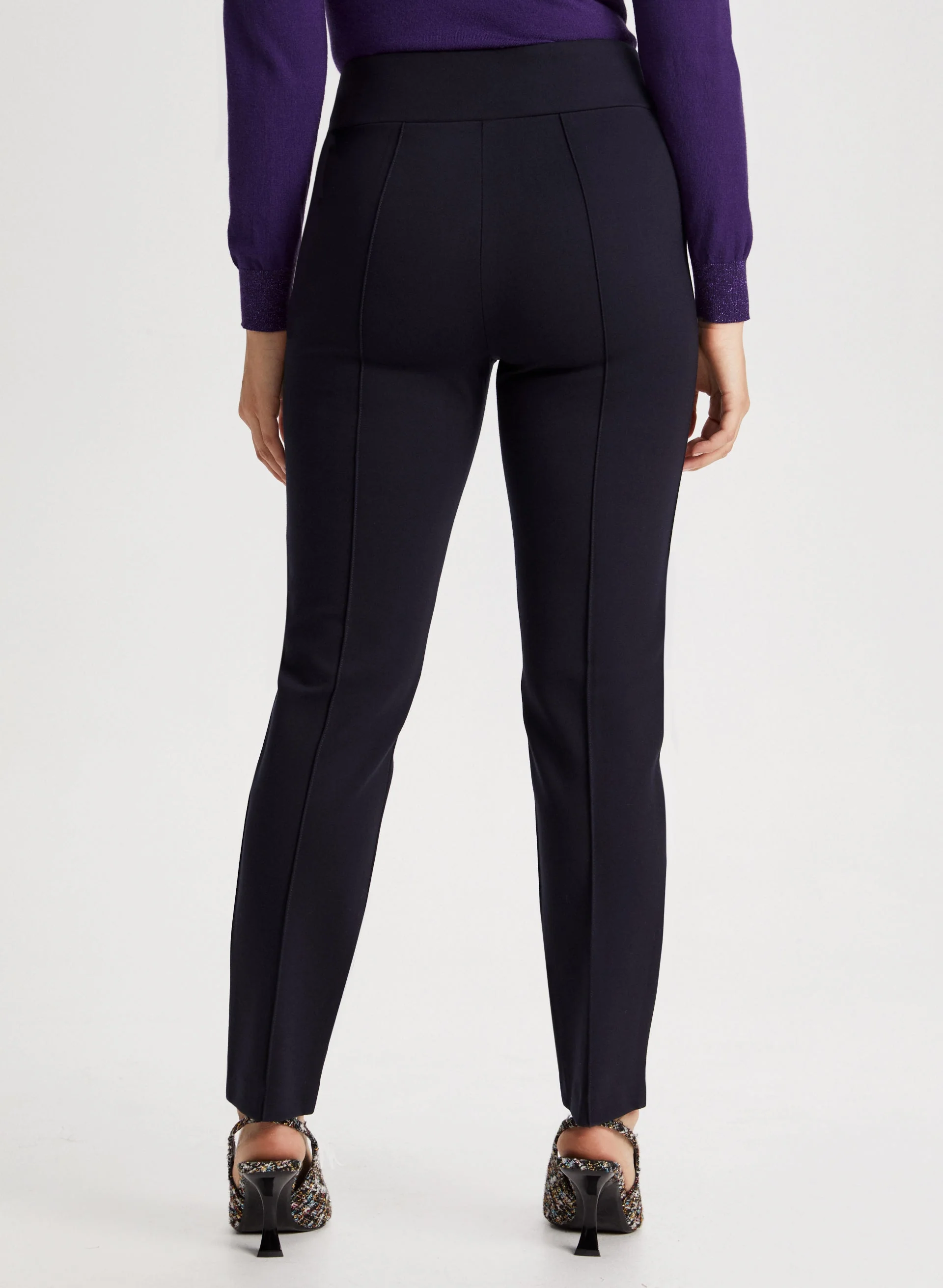 Pull-On Ponte de Roma Pants - Image 2