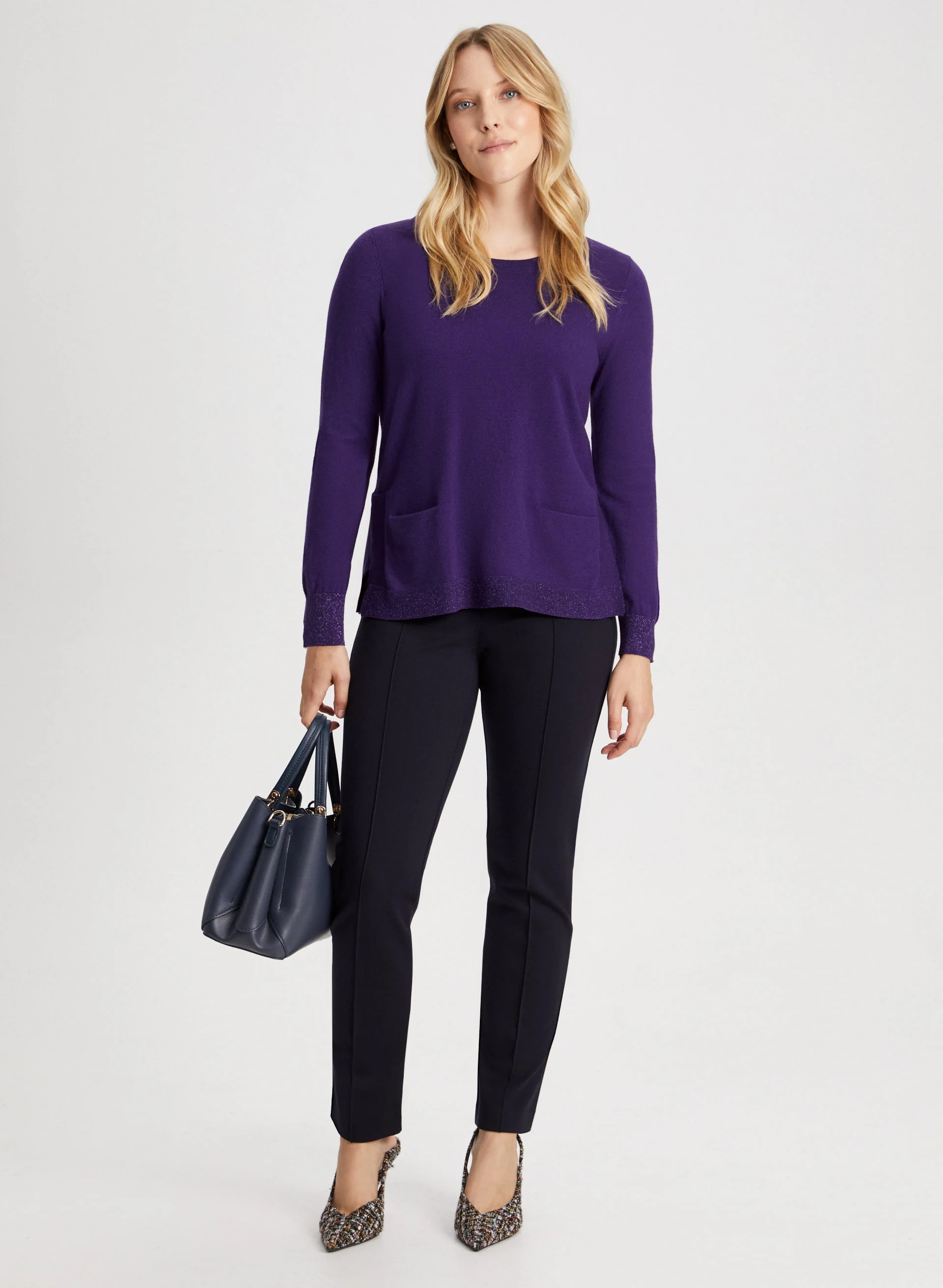 Pull-On Ponte de Roma Pants - Image 3
