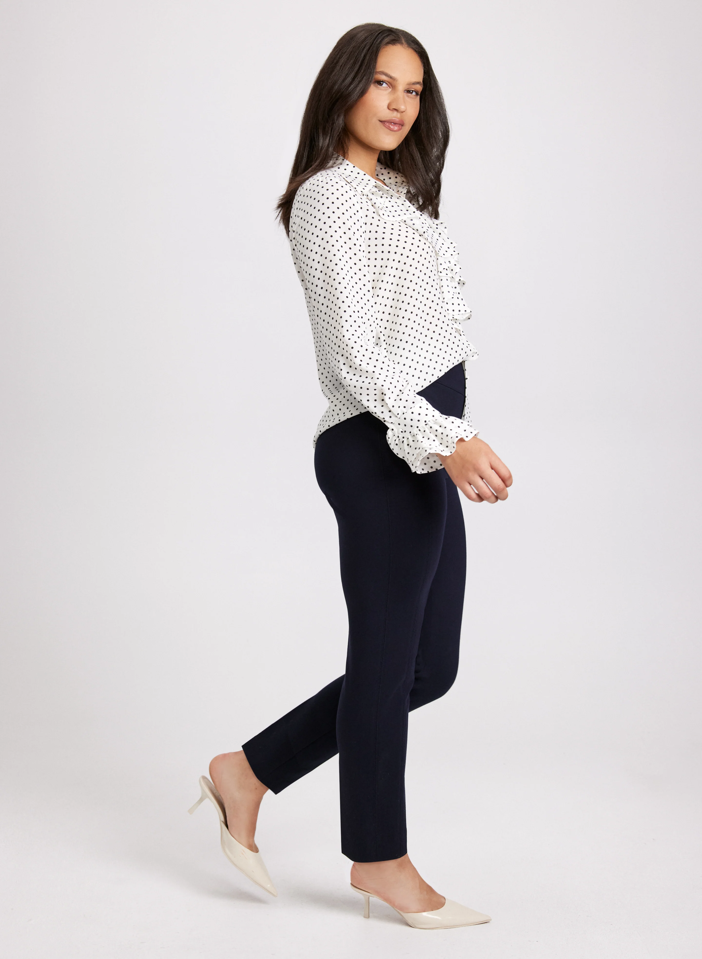 Sofia Pull-On Slim-Leg Pants - Regular - Image 4