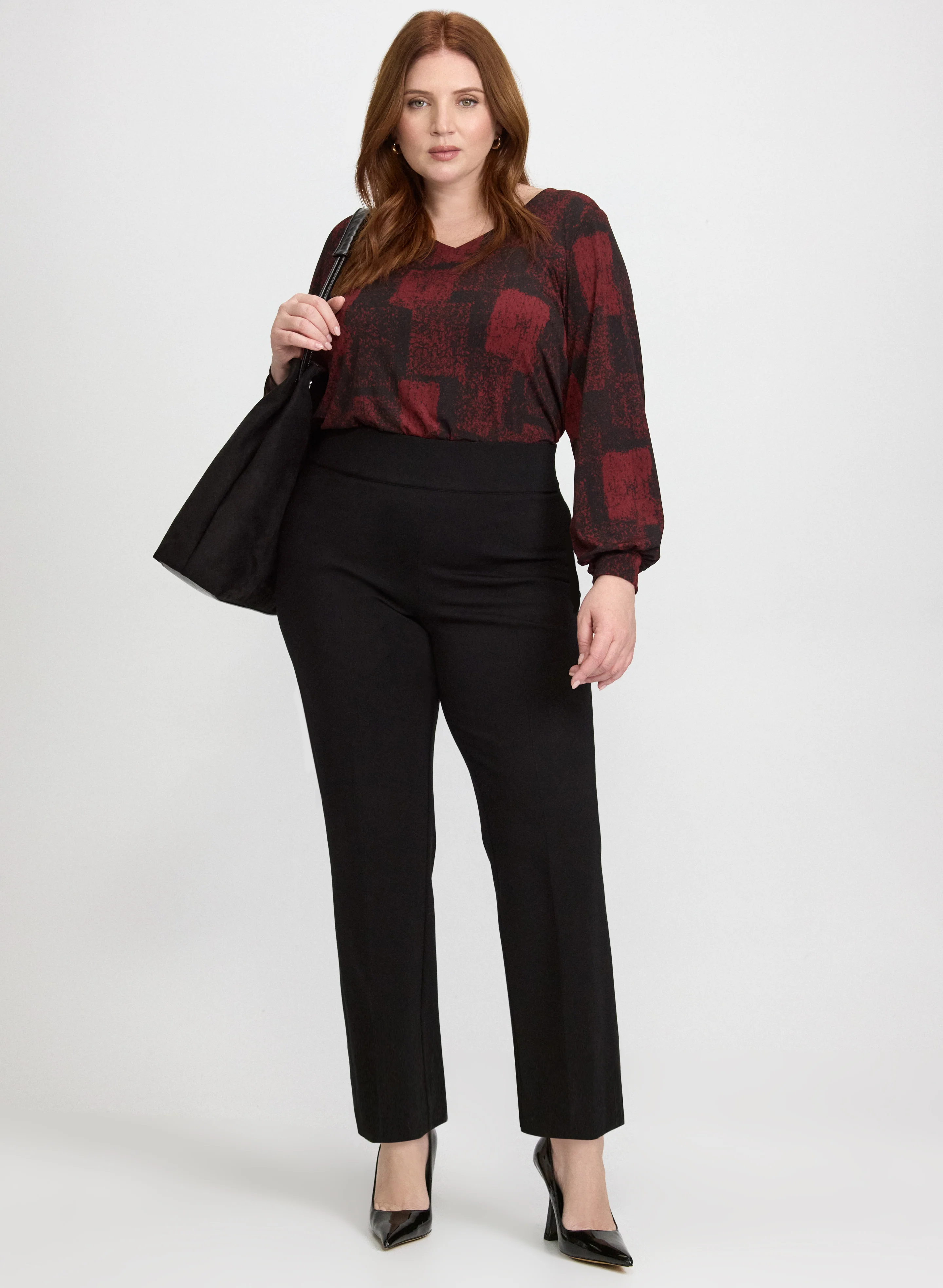 Pull-On Sofia Straight Leg Pants - Image 3
