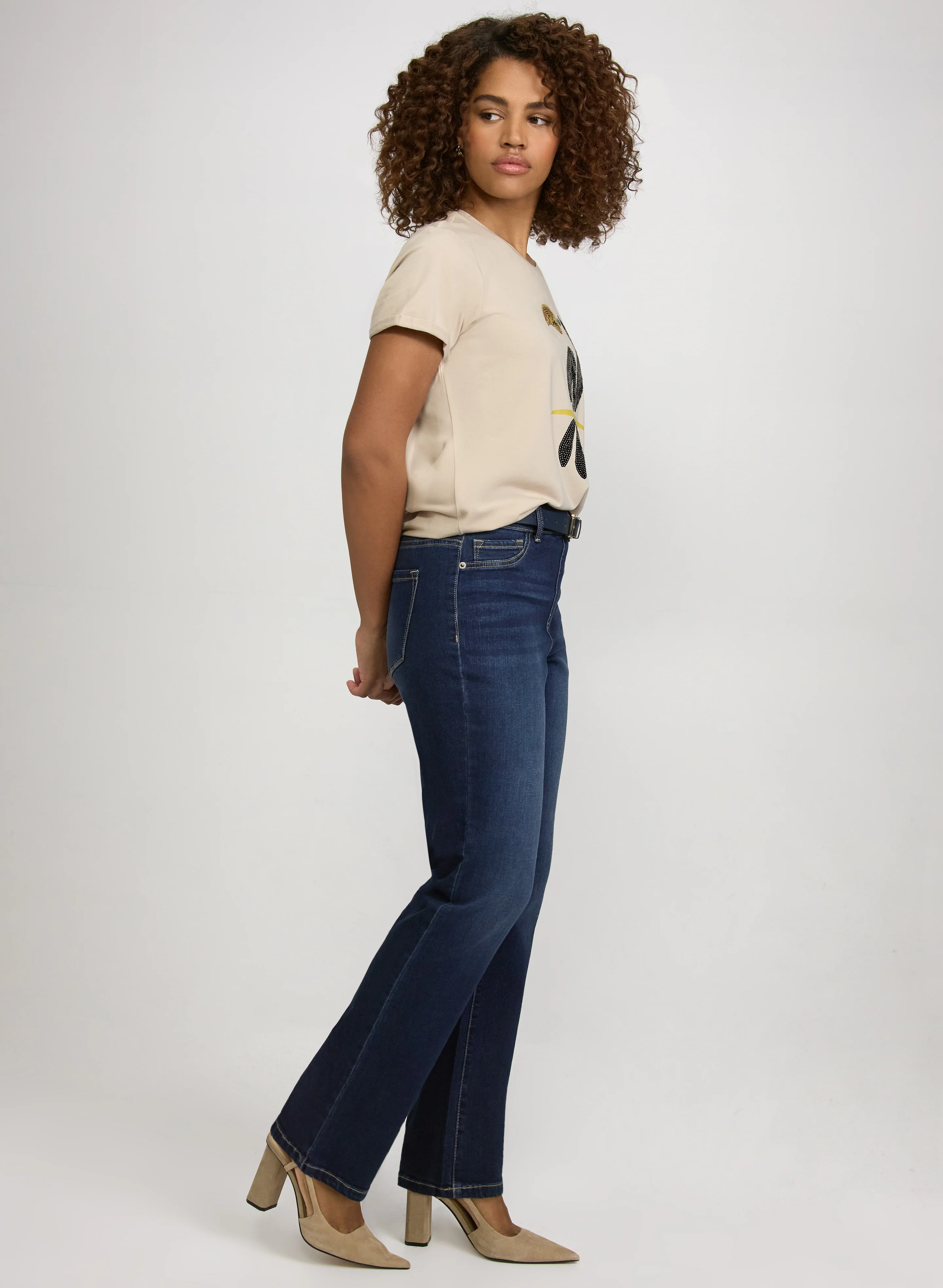 Pull-On Straight-Leg Jeans - Image 5