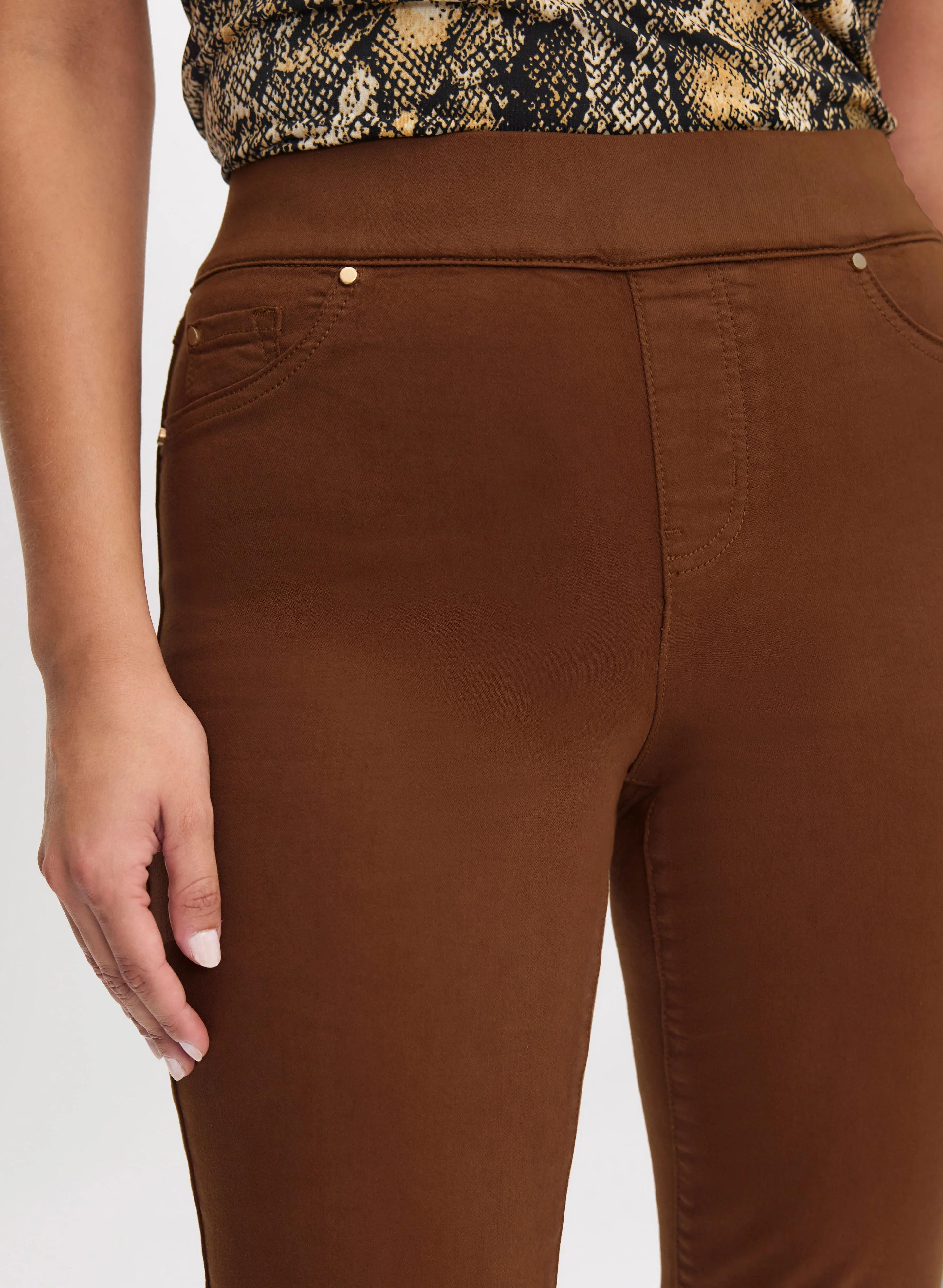Pull-On Straight Leg Jeans - Image 4