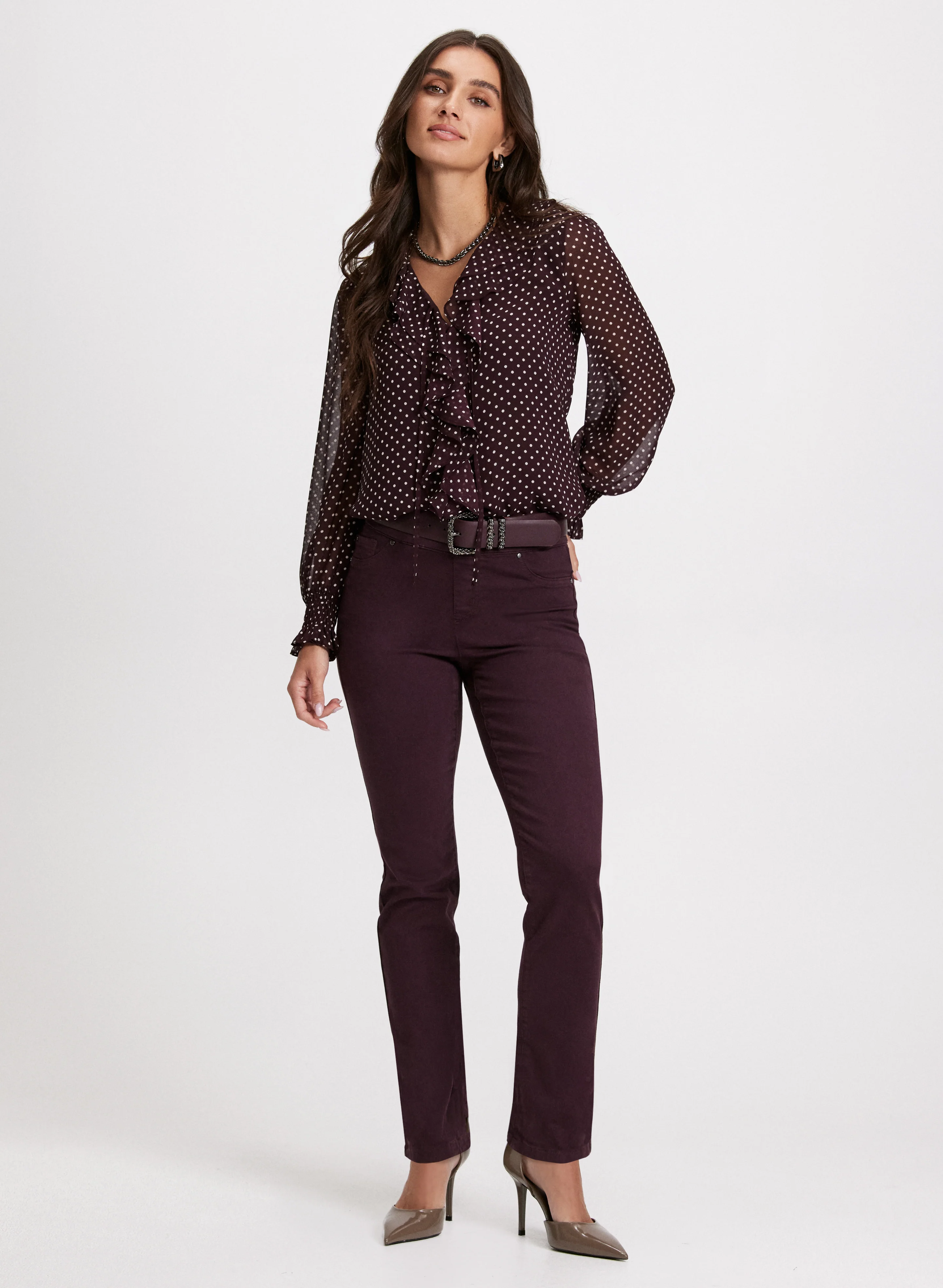 Pull-On Straight Leg Jeans - Image 5