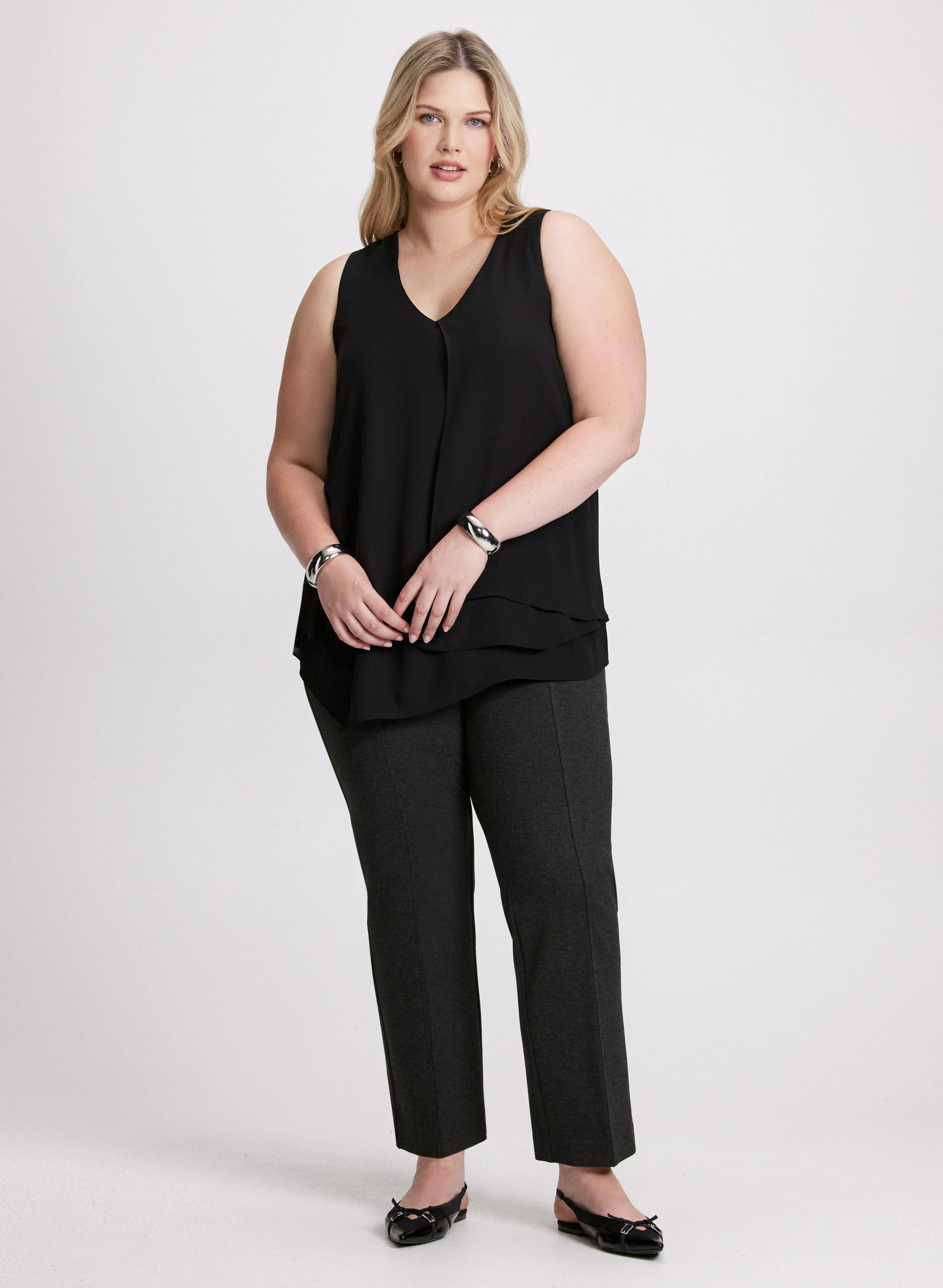 Sofia Pull-On Straight-Leg Pants - Image 4