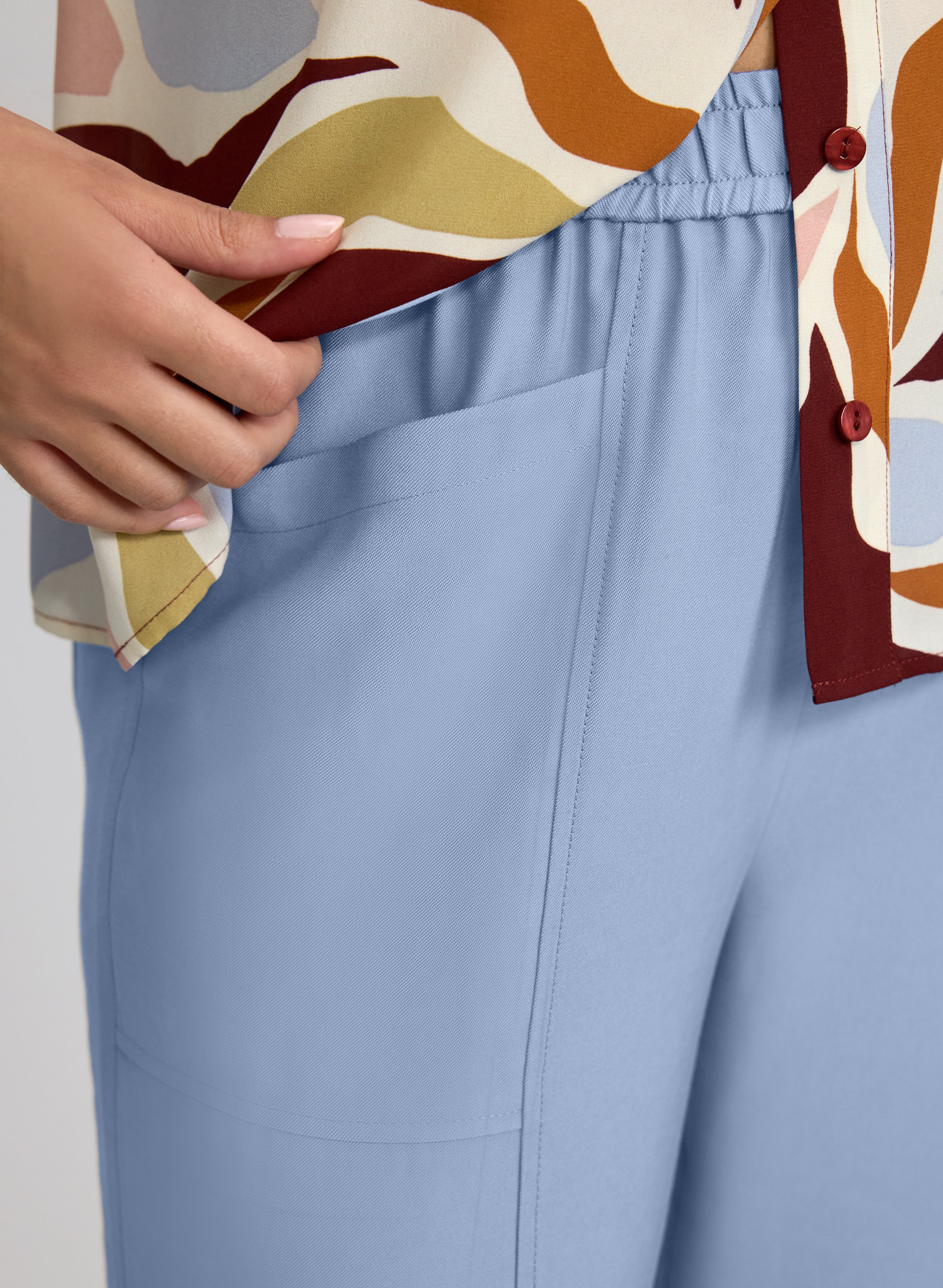 Pull-On Twill Pants - Image 5