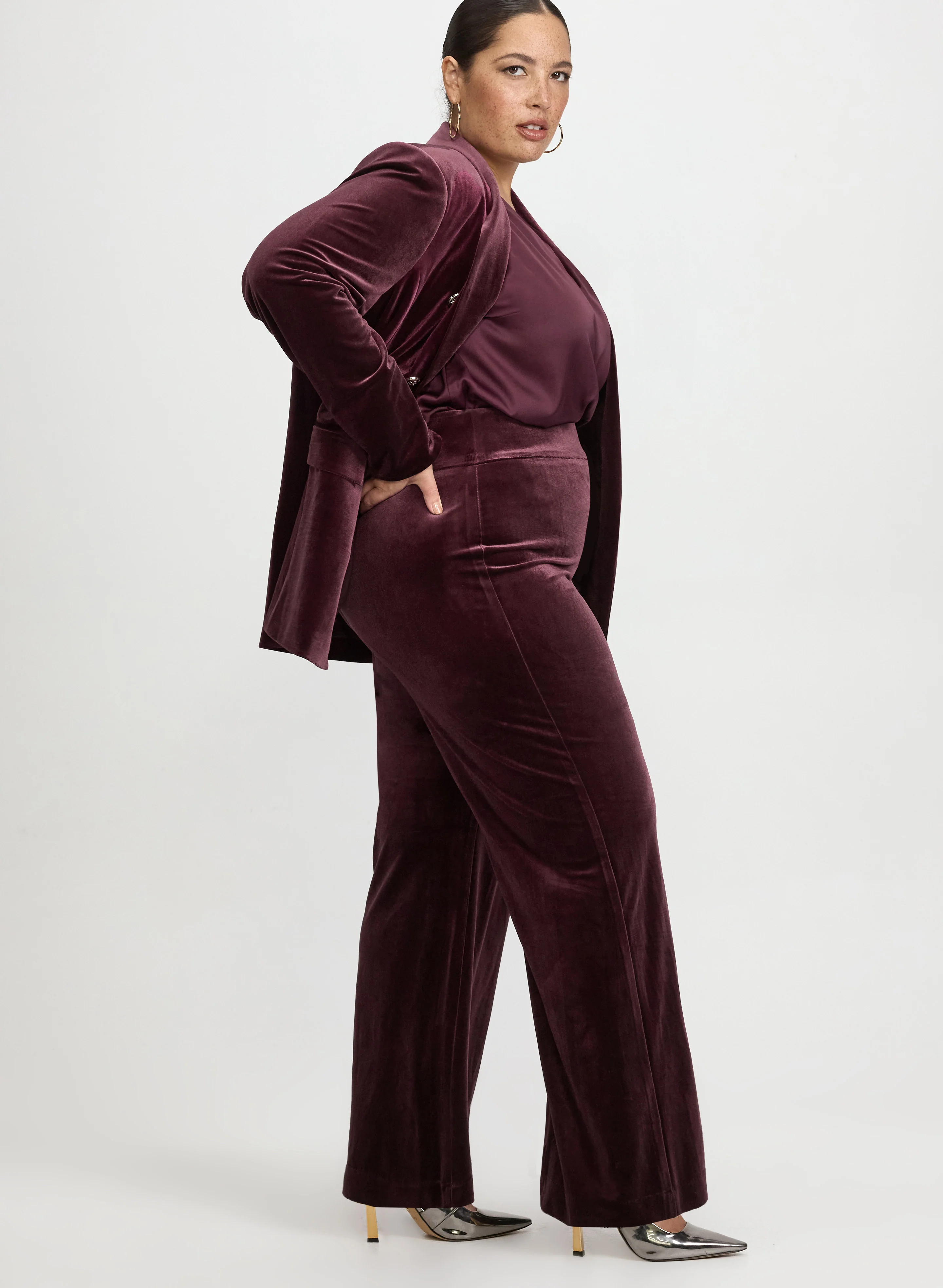 Pull-On Velvet Pants - Image 4