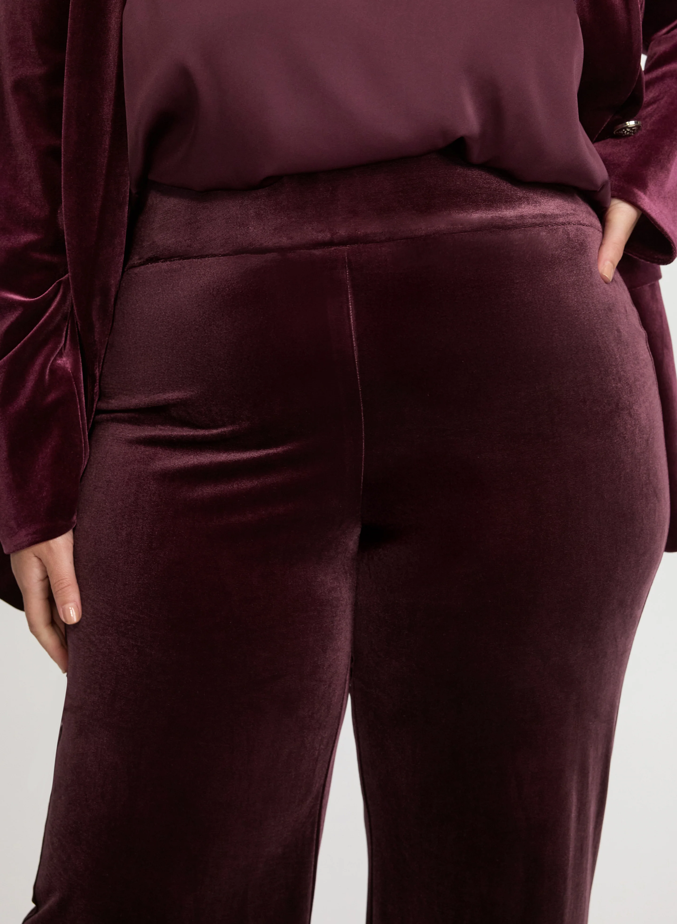 Pull-On Velvet Pants - Image 6