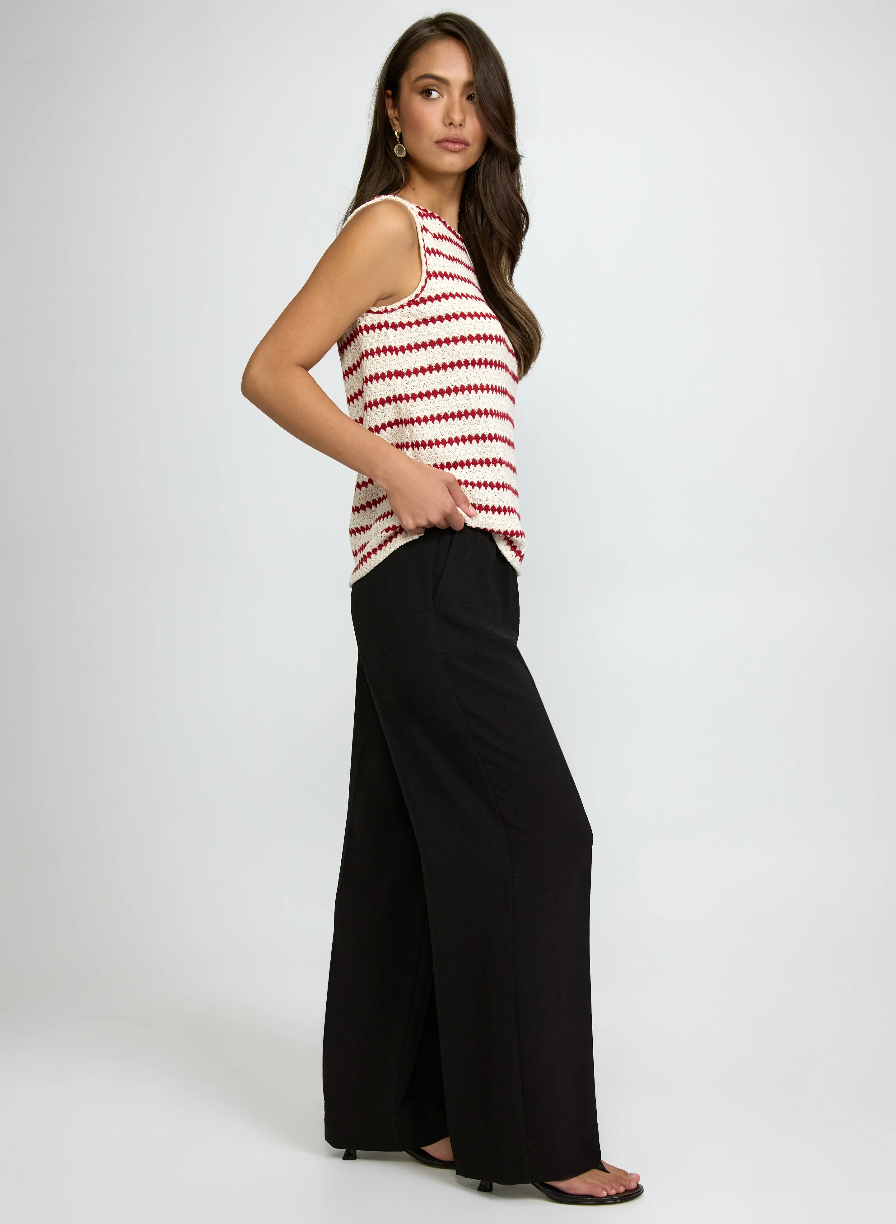 Pull-On Wide-Leg Pants - Image 5