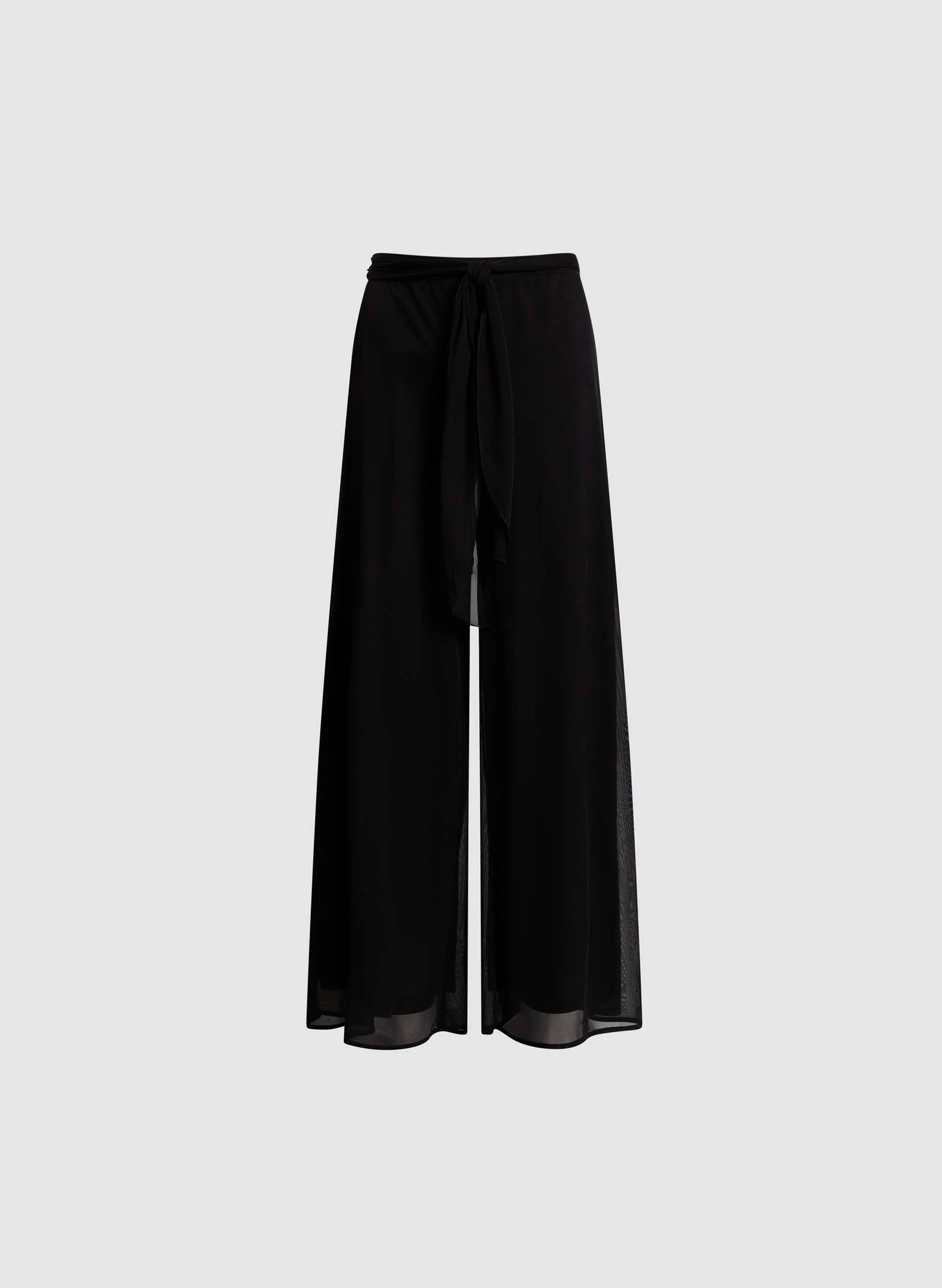 Olivia Mesh Overlay Wide-Leg Pants - Regular - Image 6