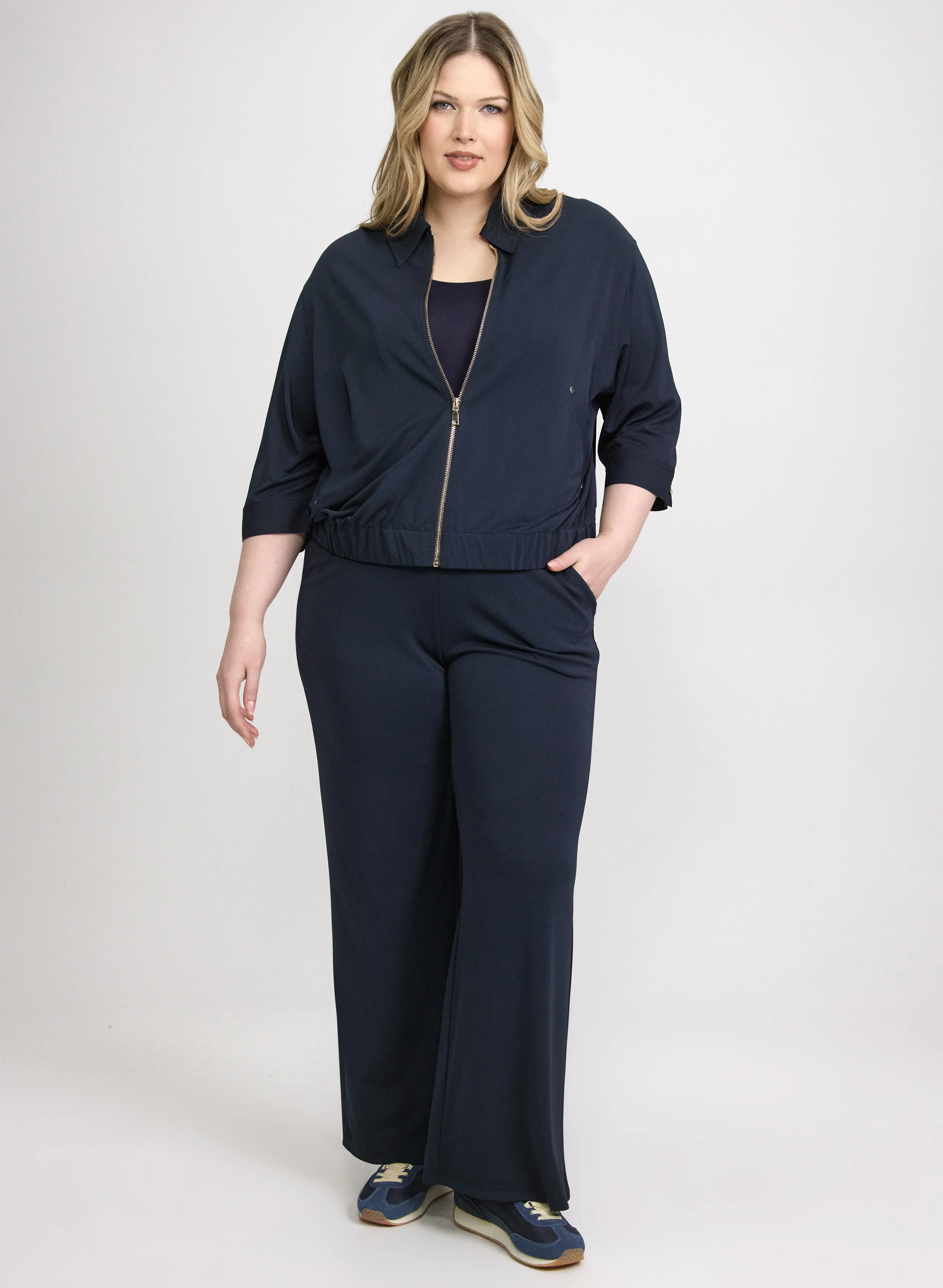 Pull-On Wide-Leg Pants - Image 3