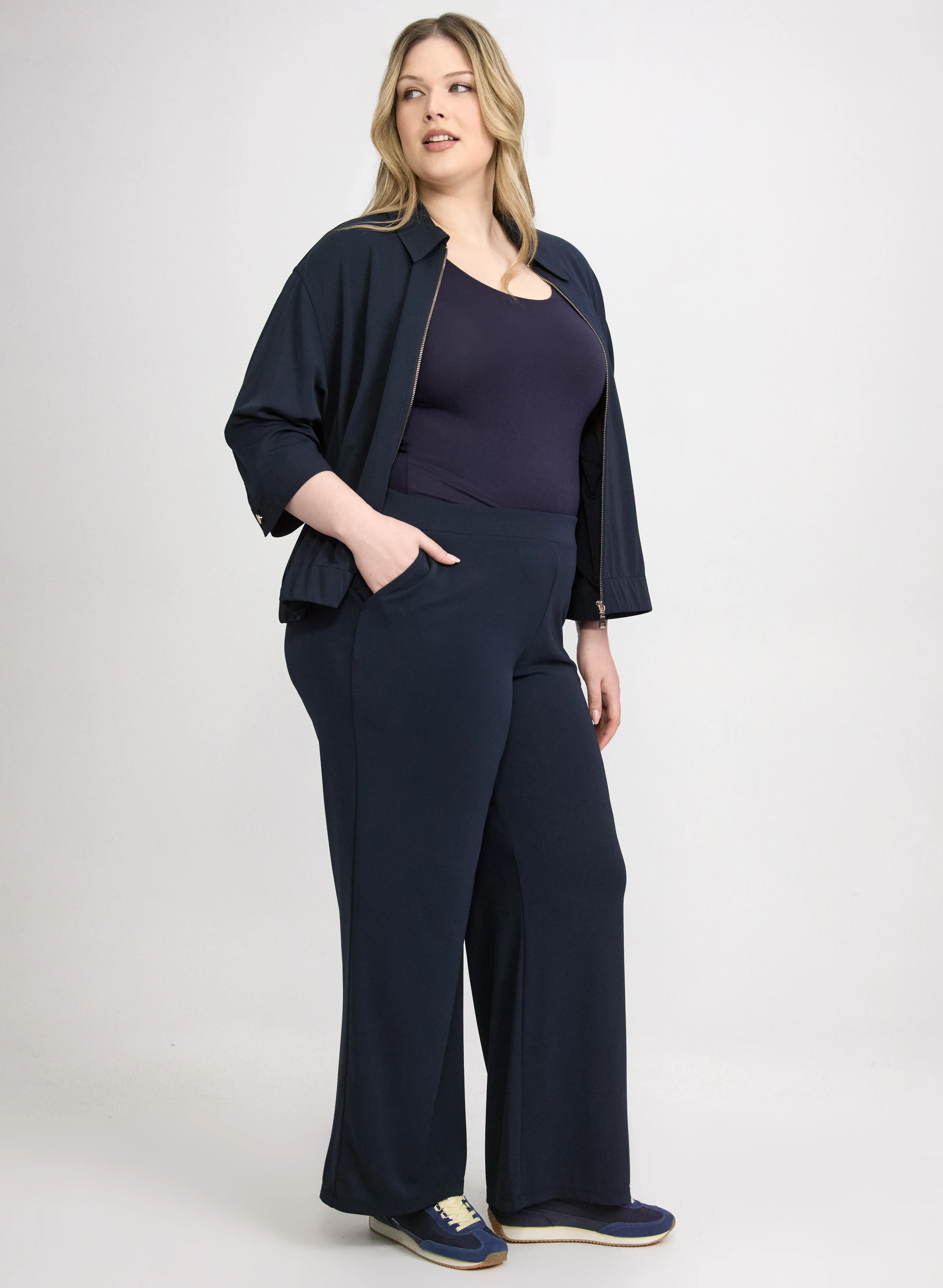 Pull-On Wide-Leg Pants - Image 5