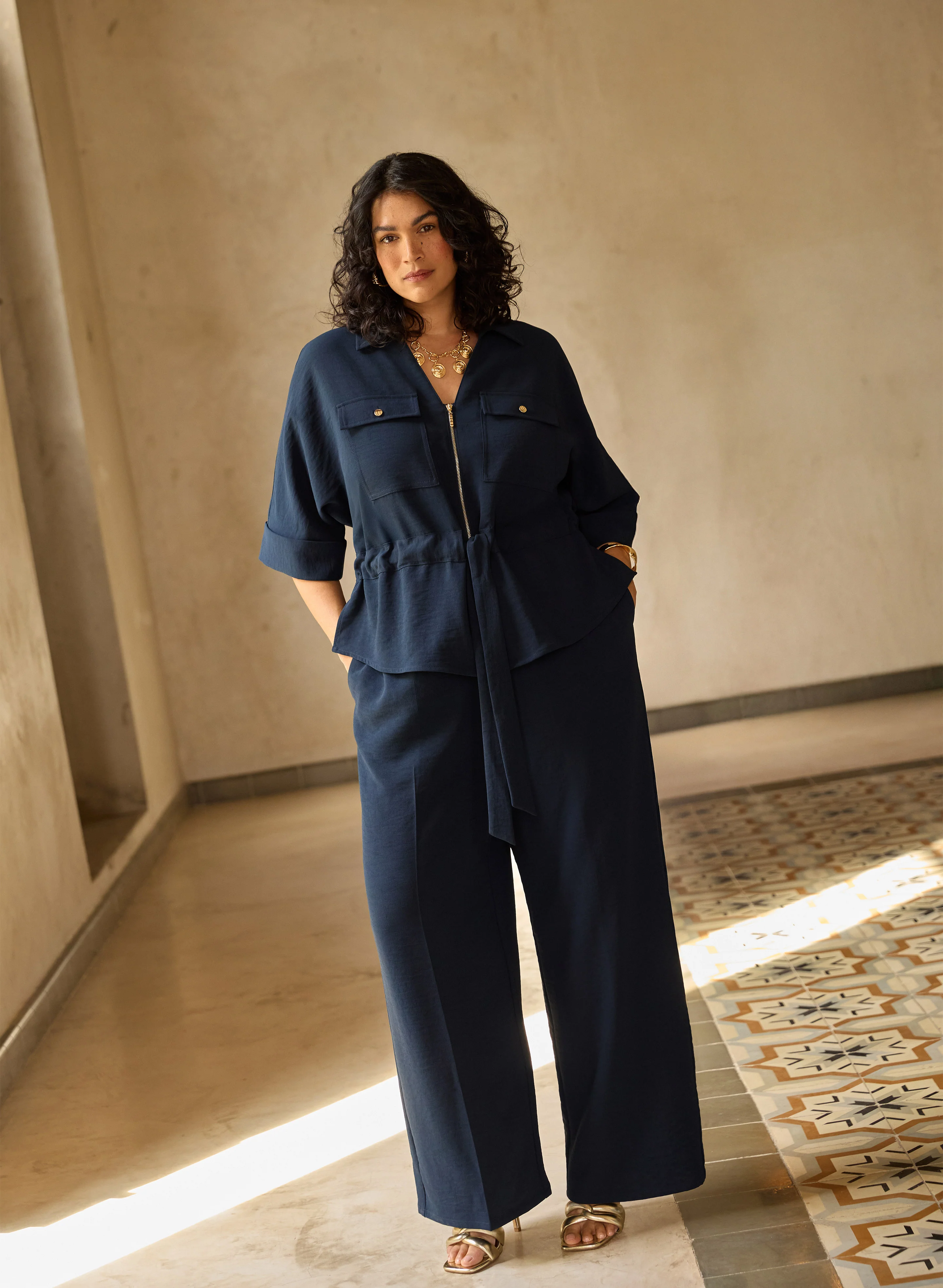 Melanie Lyne - Pull-On Wide-Leg Pants - Image 3