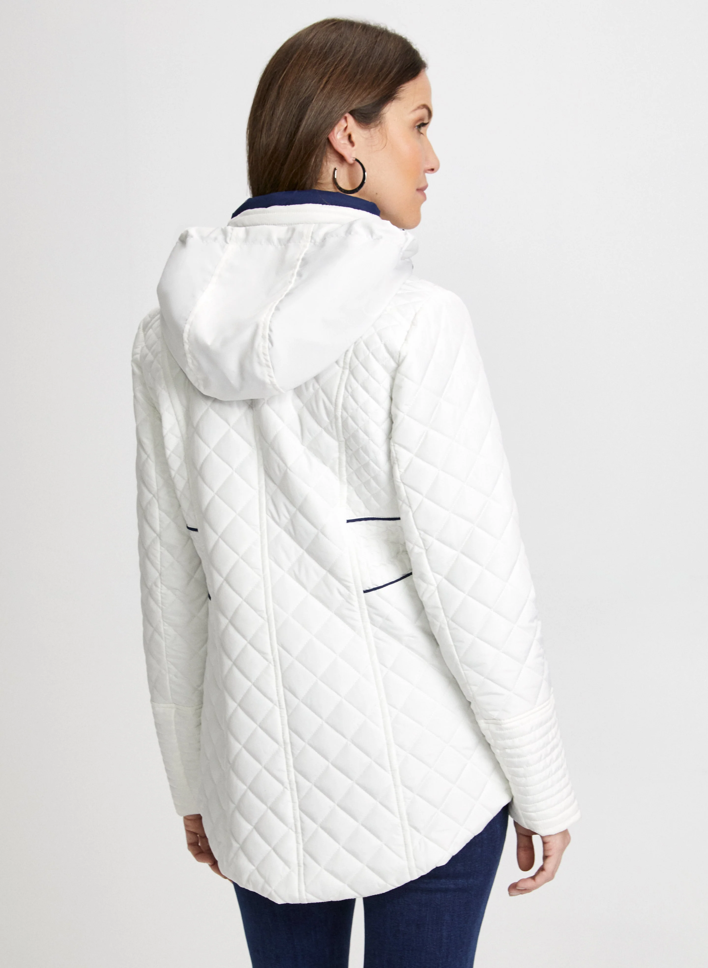 Diamond Quilted Coat - Image 2