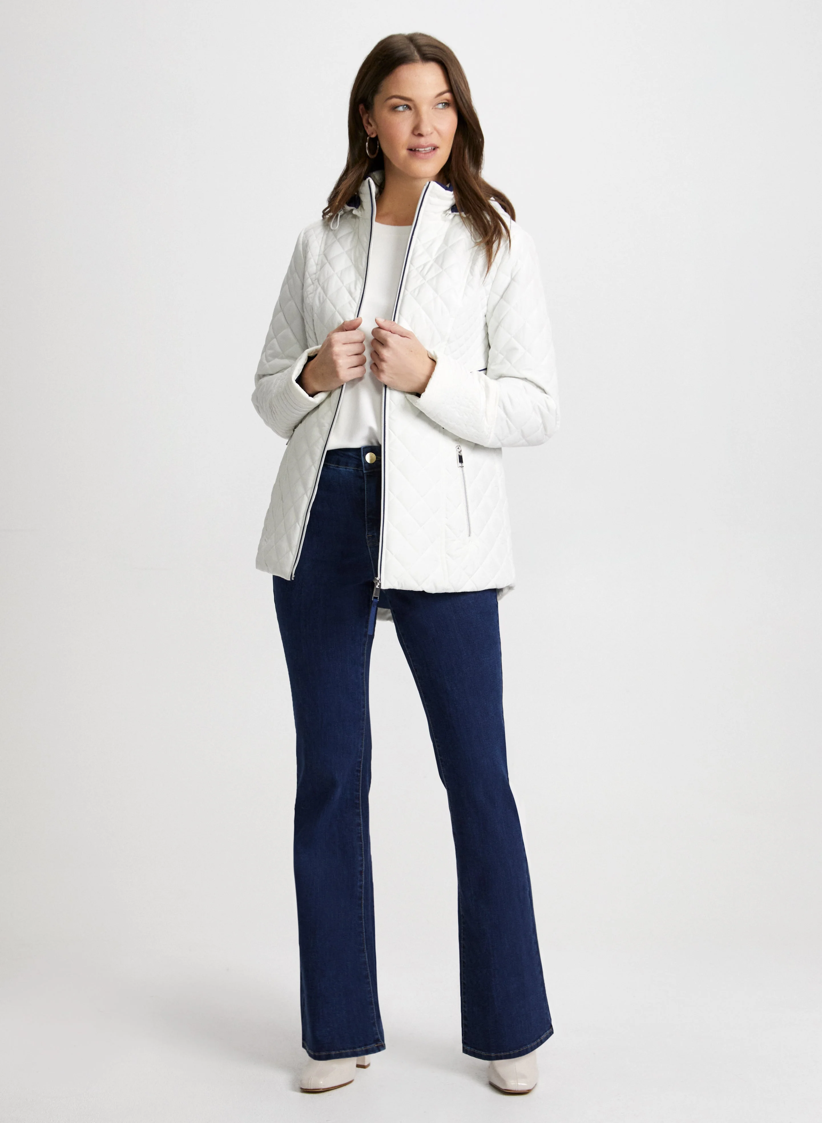 Diamond Quilted Coat - Image 3