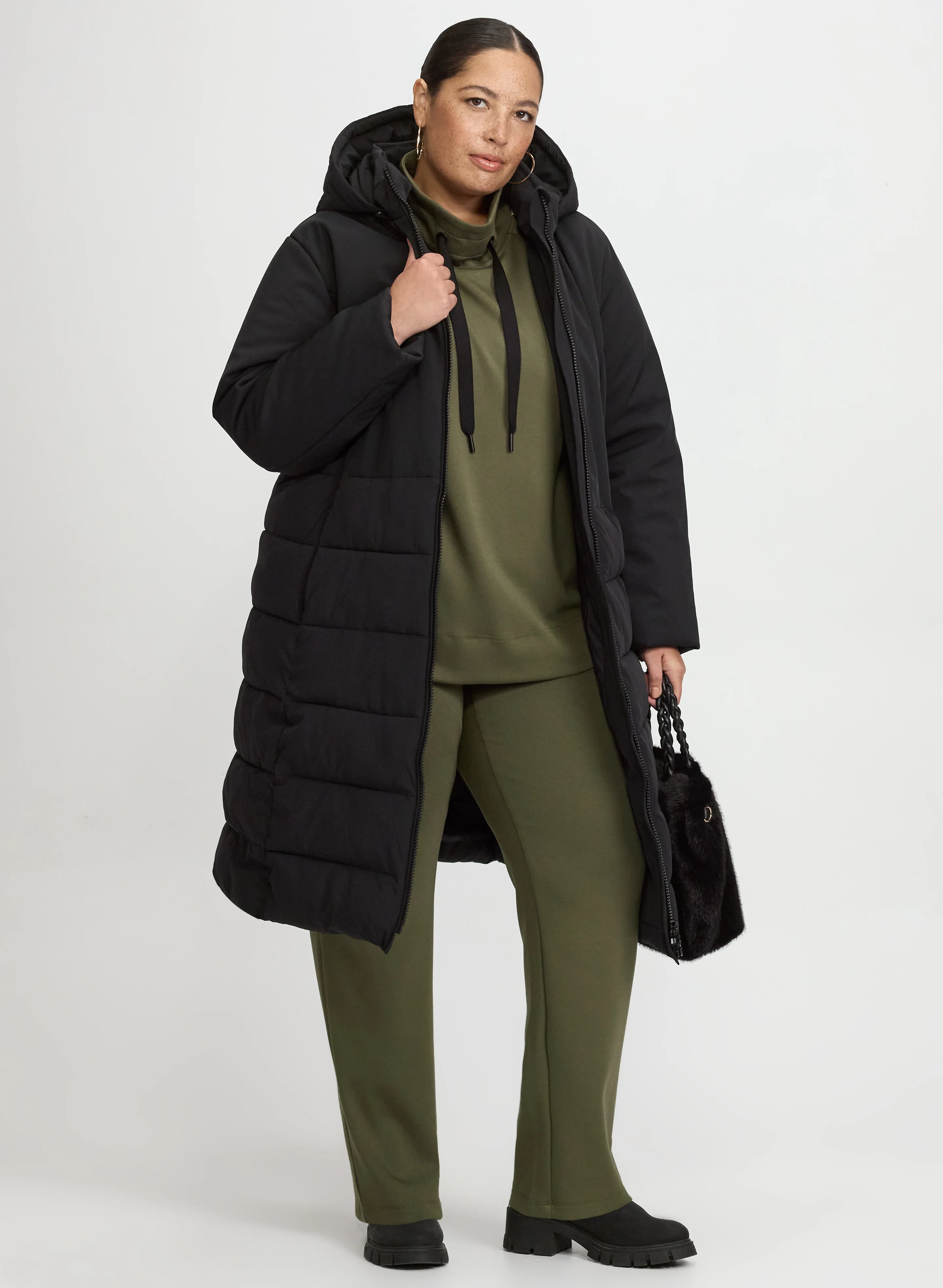Quilted Puffer Coat - Image 5