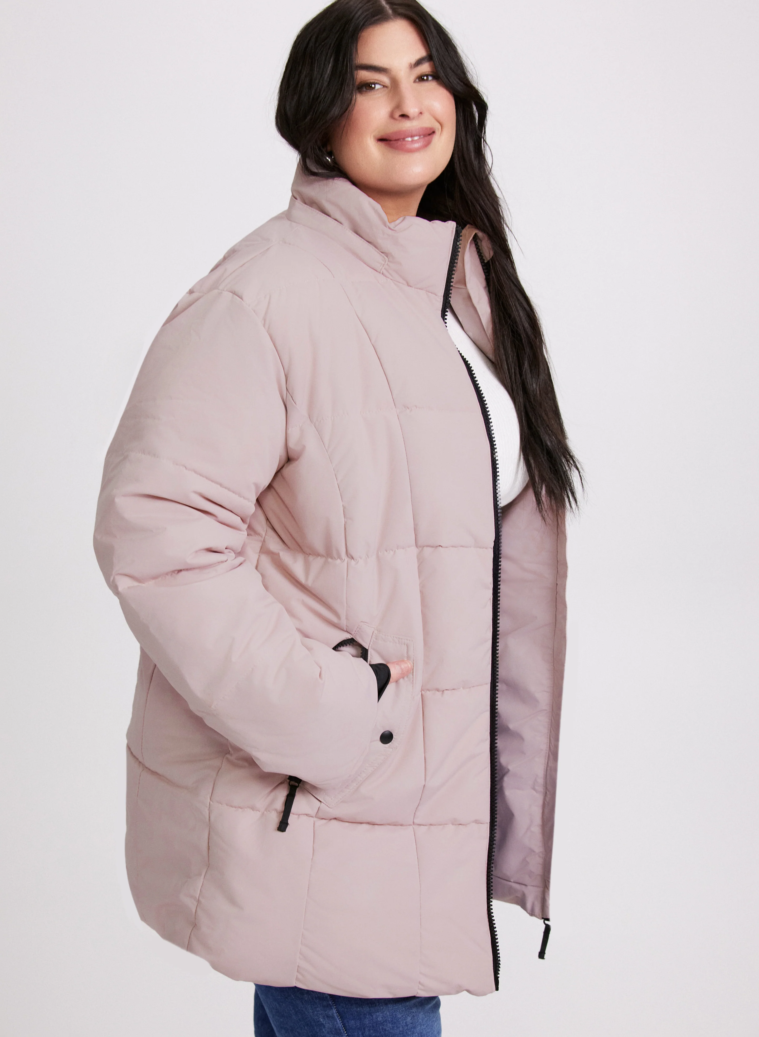 Quilted Puffer Coat - Image 2