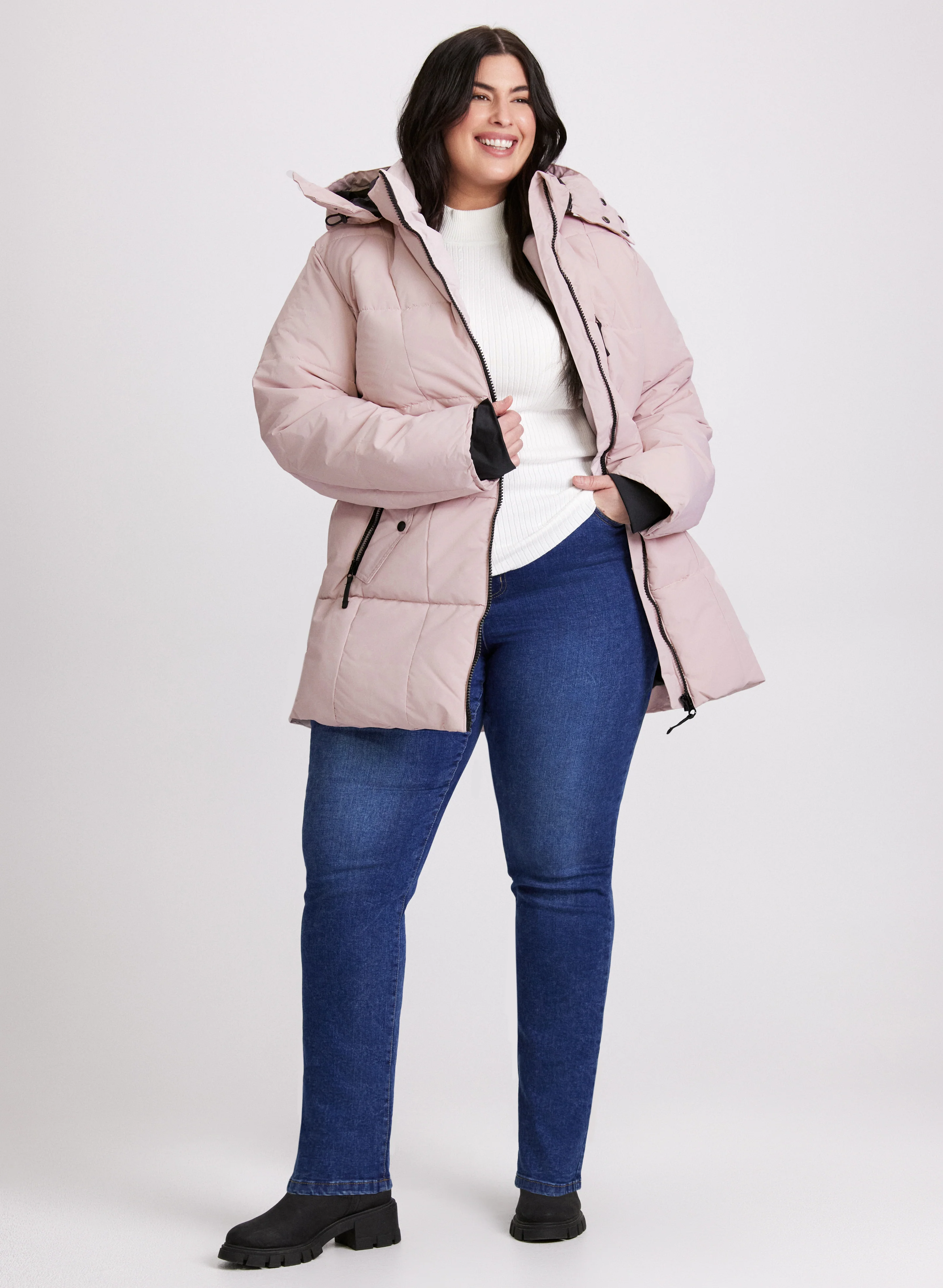 Quilted Puffer Coat - Image 3