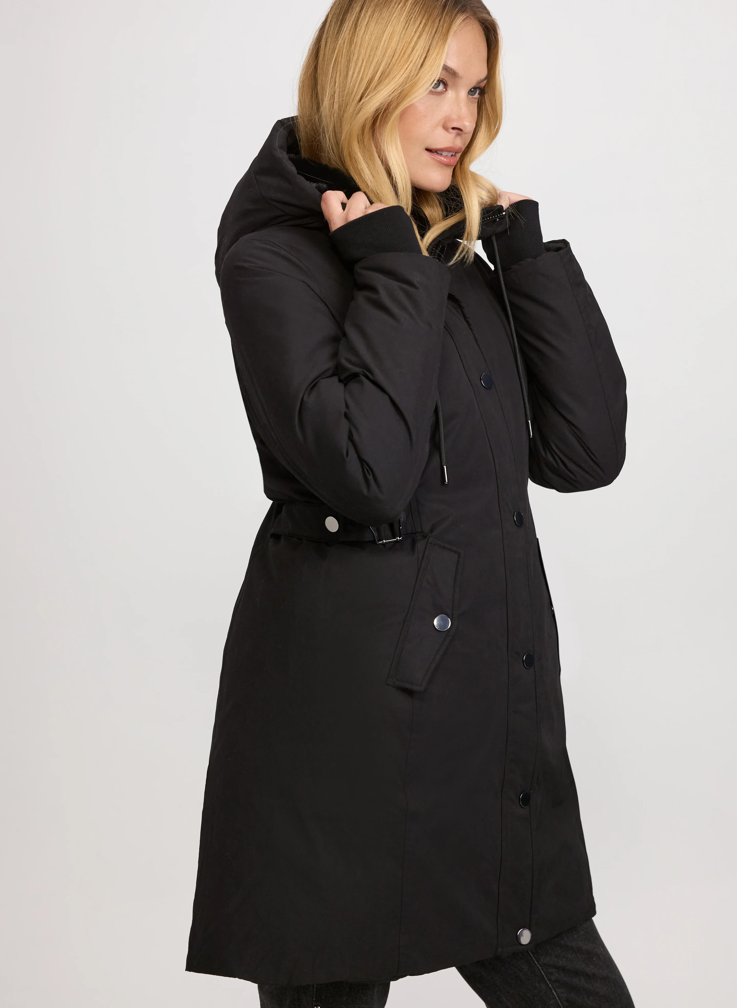 Quilted Water-Repellent Coat - Image 3