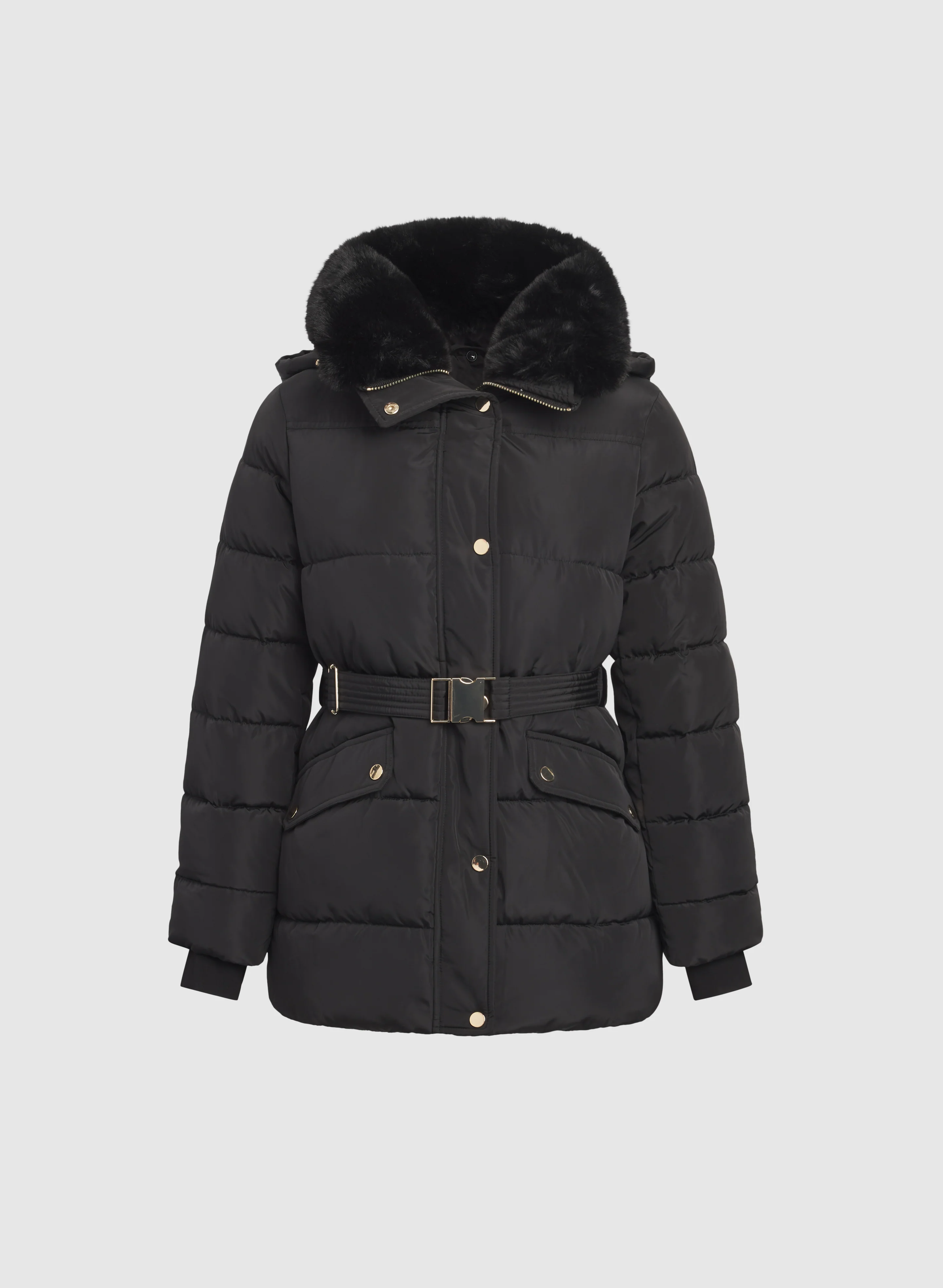 Quilted Zip Coat - Image 6