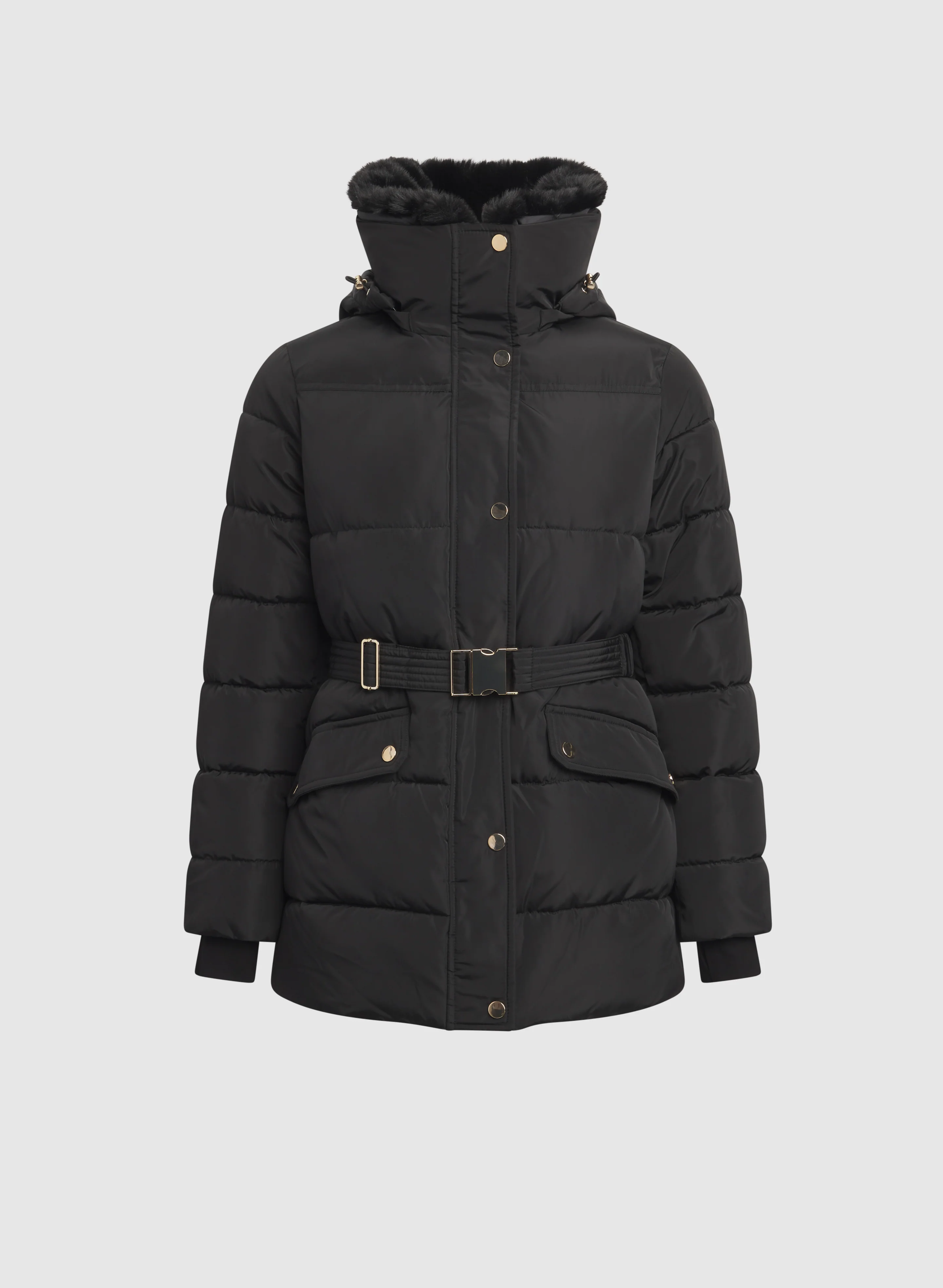 Quilted Zip Coat - Image 7