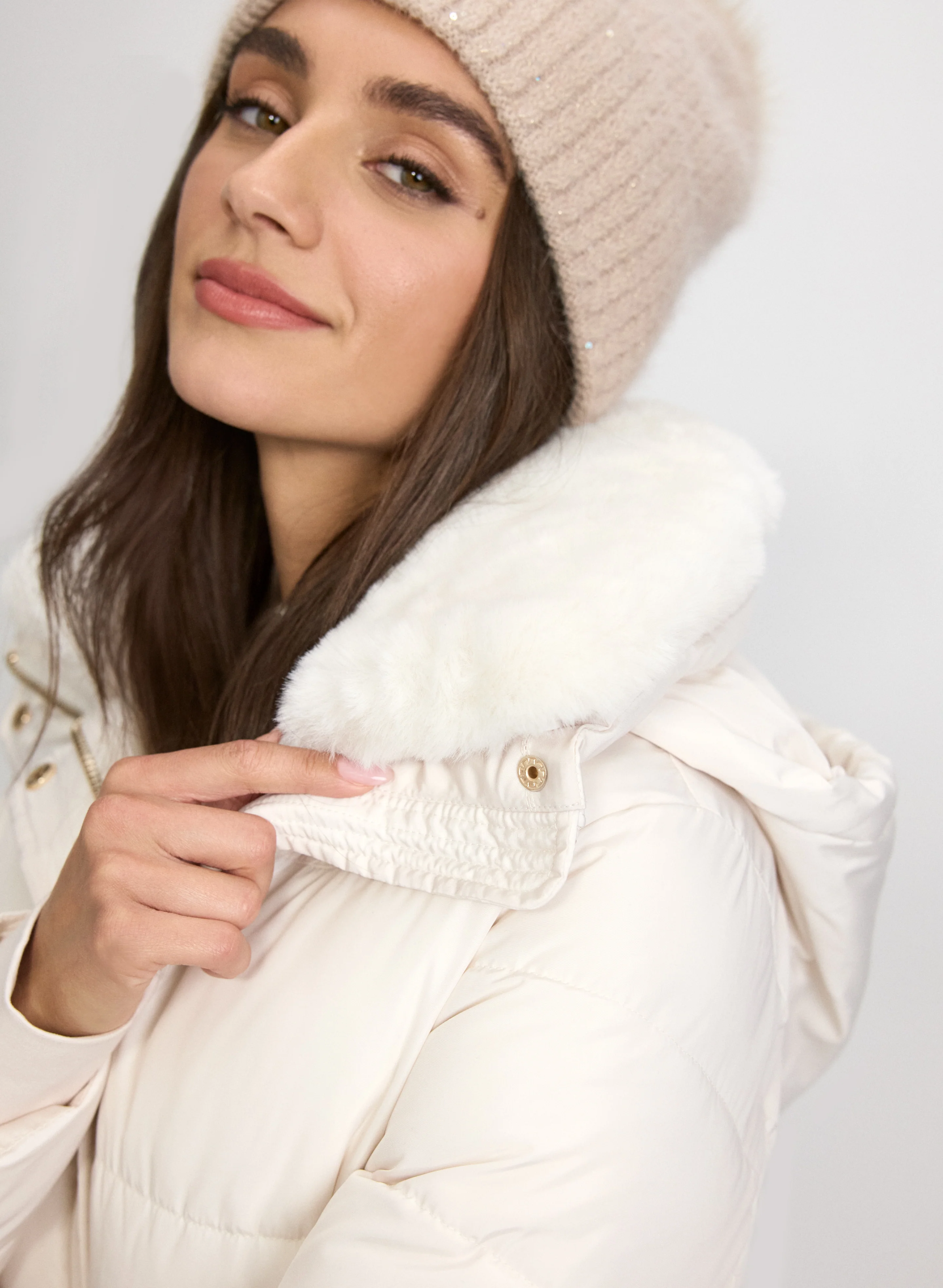 Quilted Zip Coat - Image 3