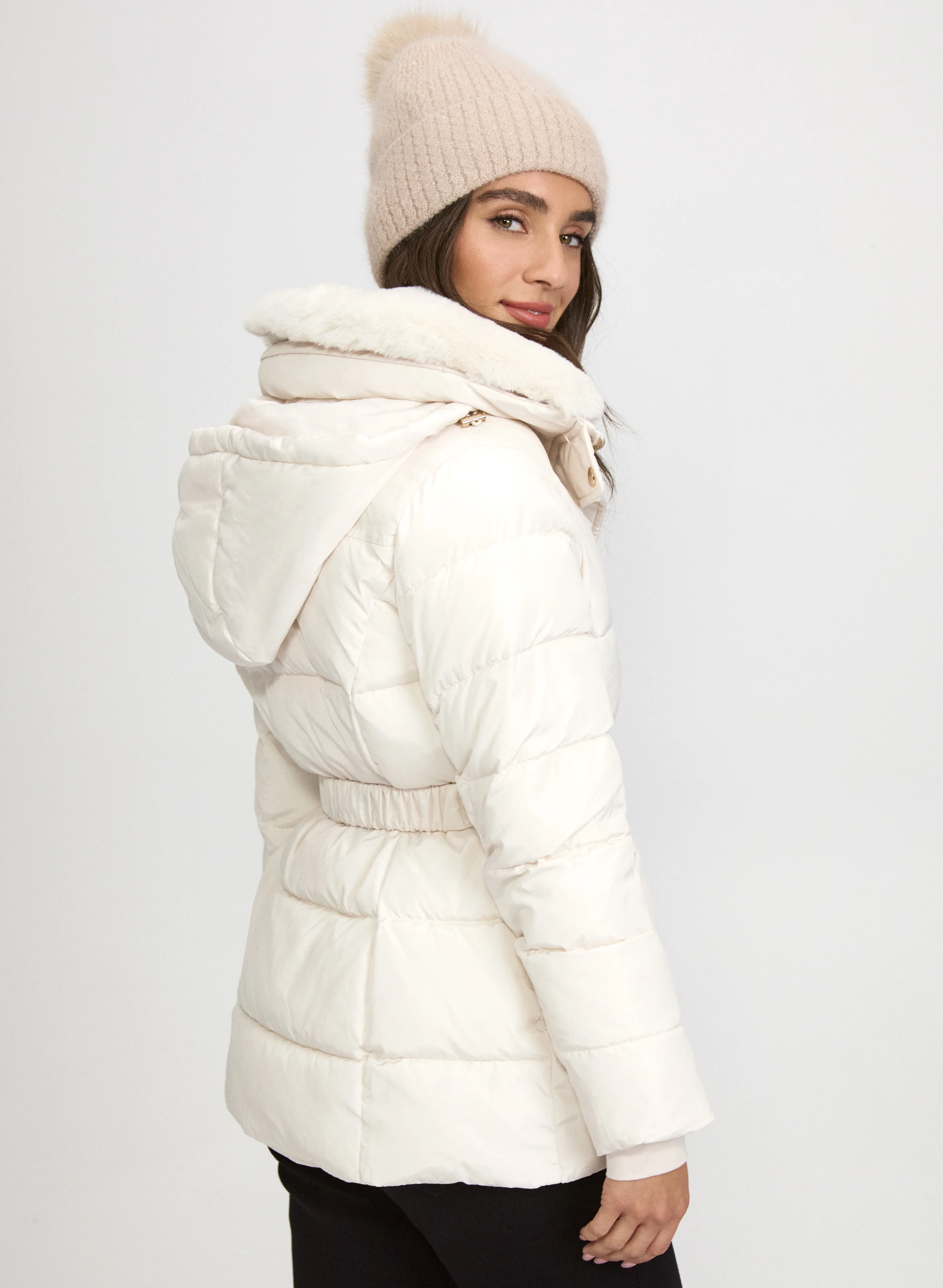 Quilted Zip Coat - Image 4
