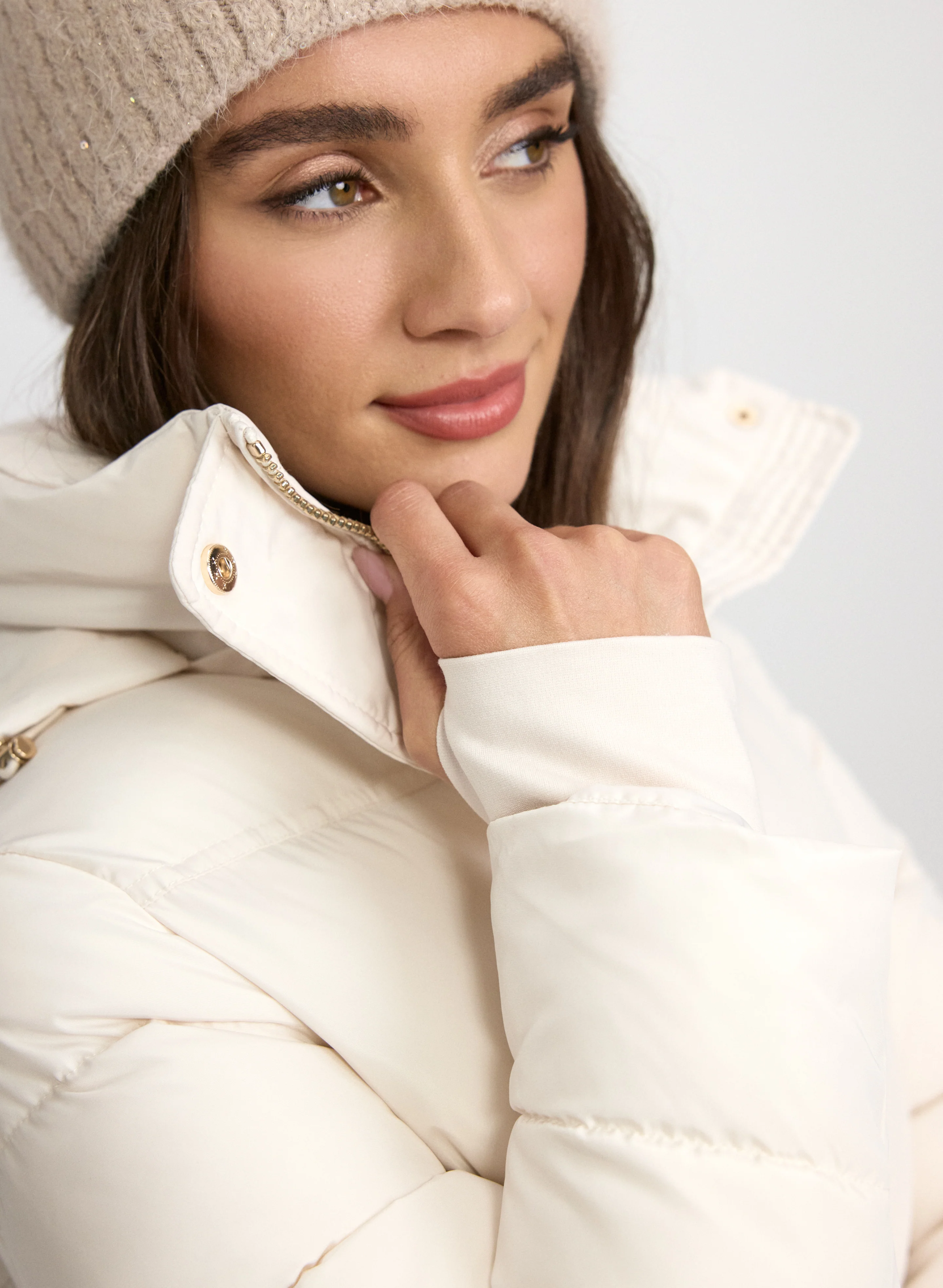Quilted Zip Coat - Image 8