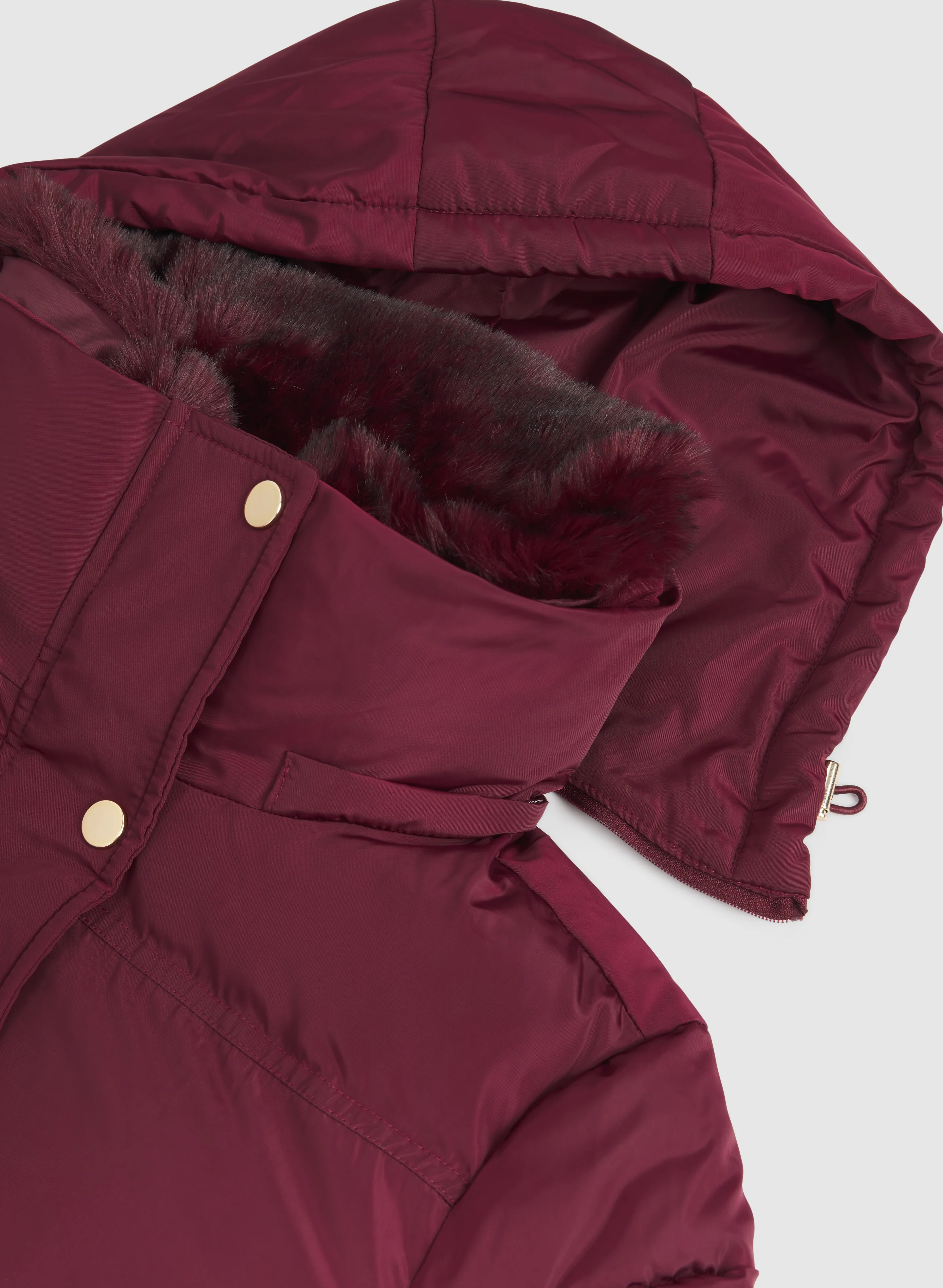 Quilted Zip Coat - Image 8