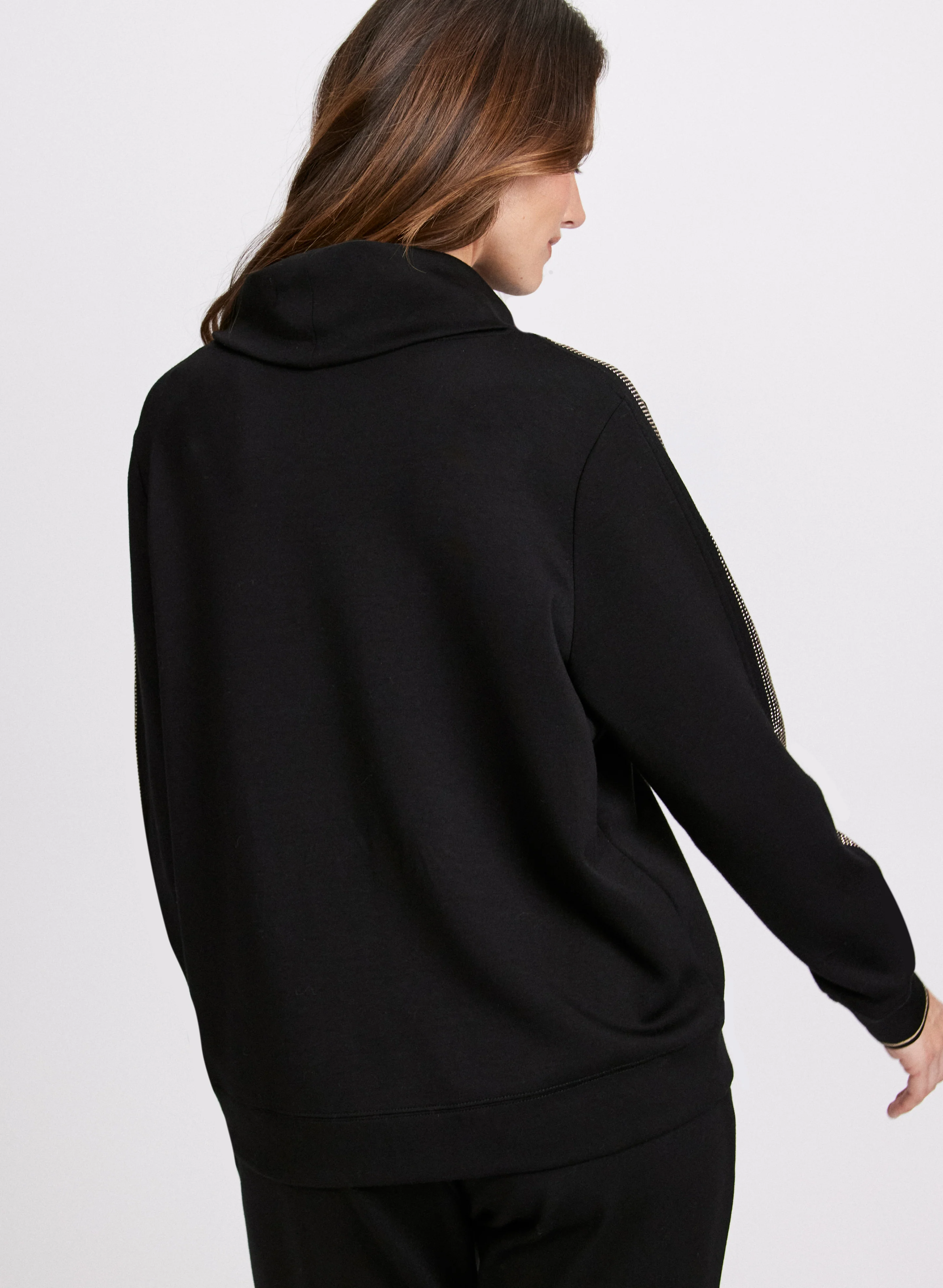 Raised Cowl Neck Top - Image 6